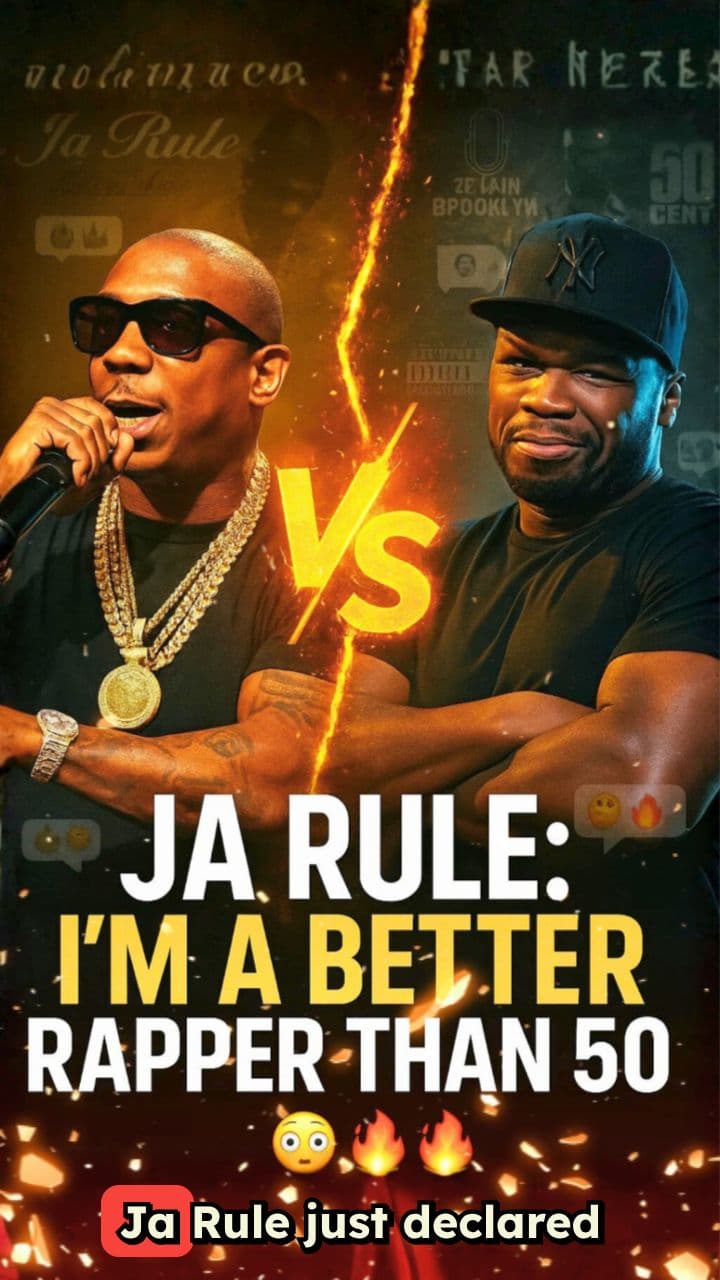Ja Rule Claims He's a Better Rapper than 50 Cent