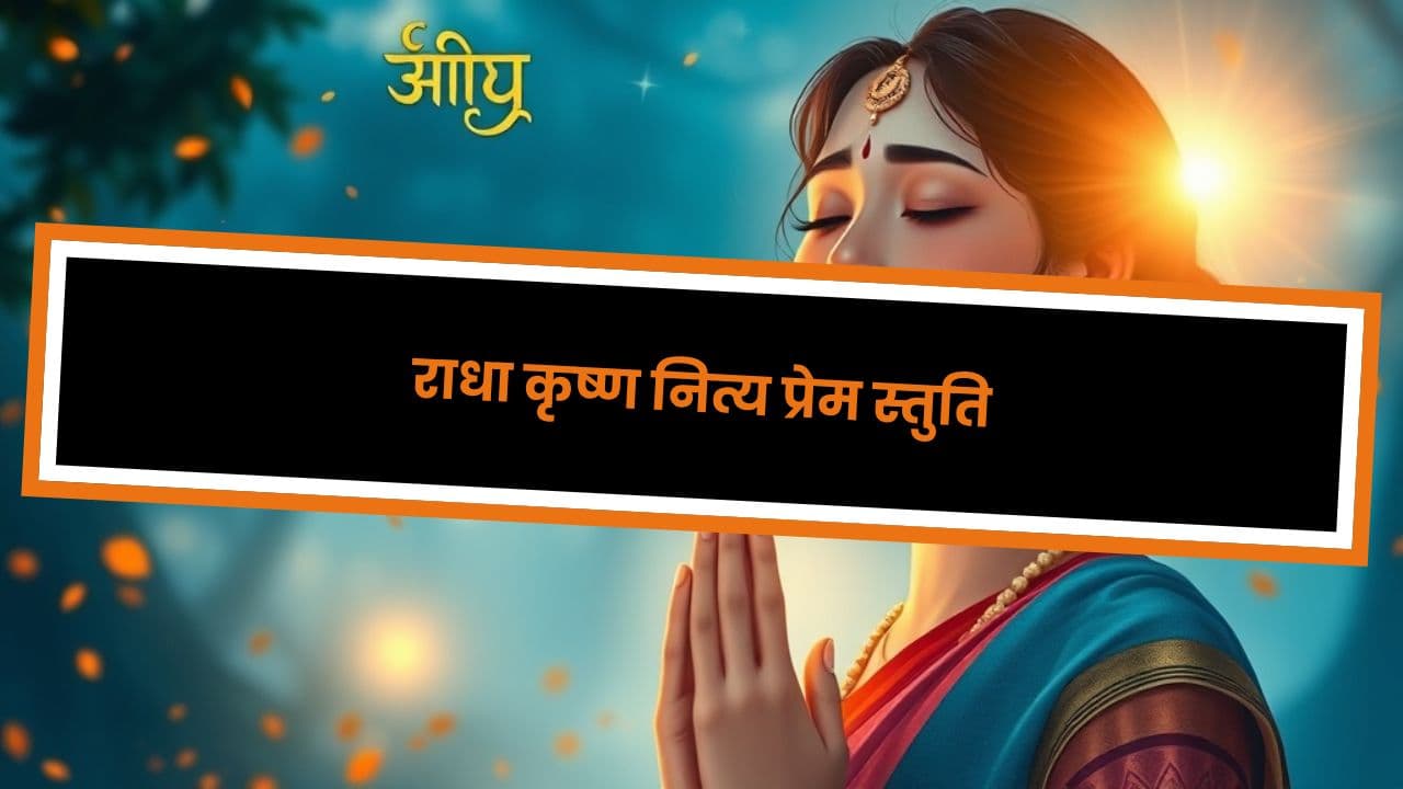 राधा कृष्ण नित्य प्रेम स्तुति