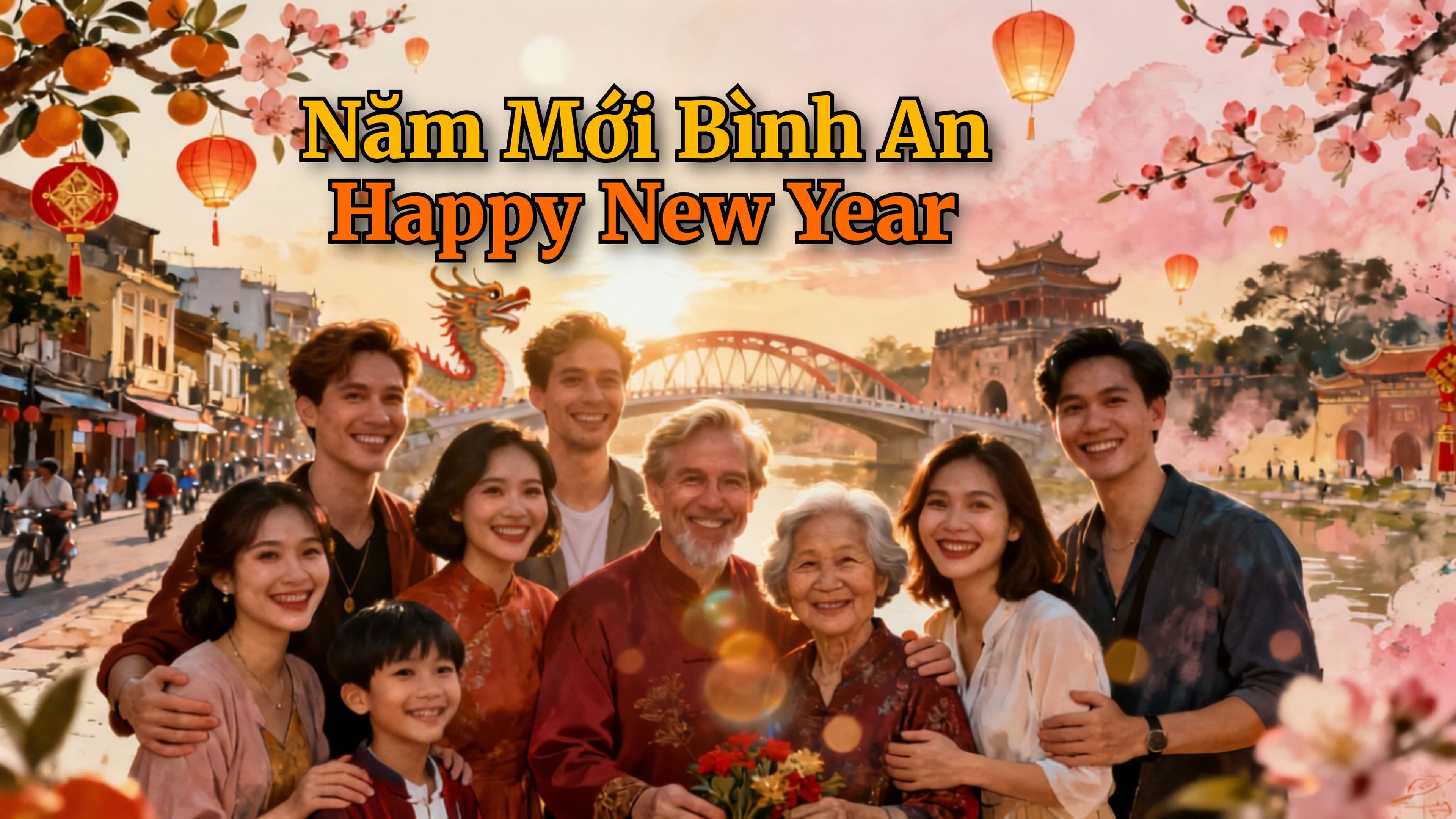 Bình An Chạm Ngõ Năm Mới