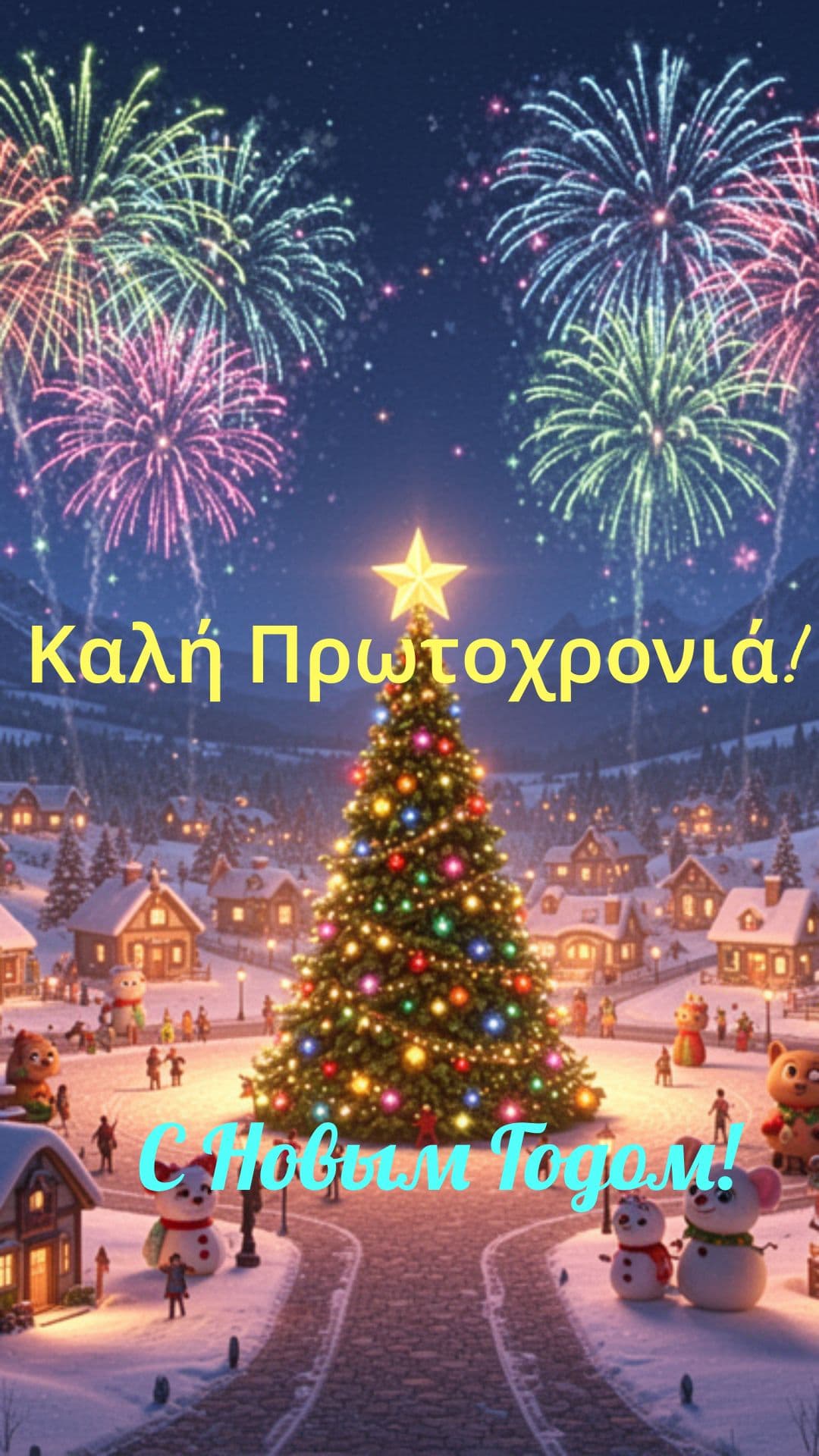 Καλή Χρονιά με Ειρήνη και Ελπίδα 