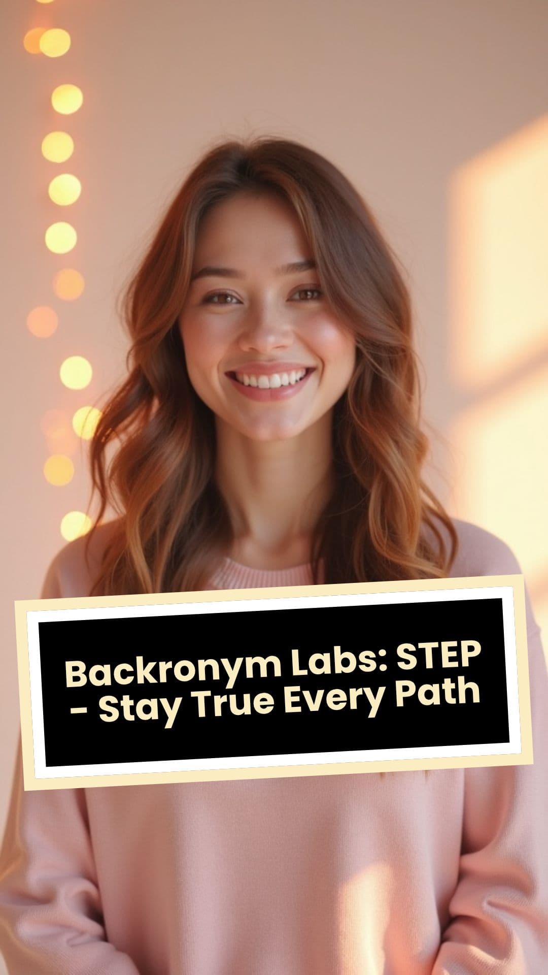 Backronym Labs: STEP - Stay True Every Path