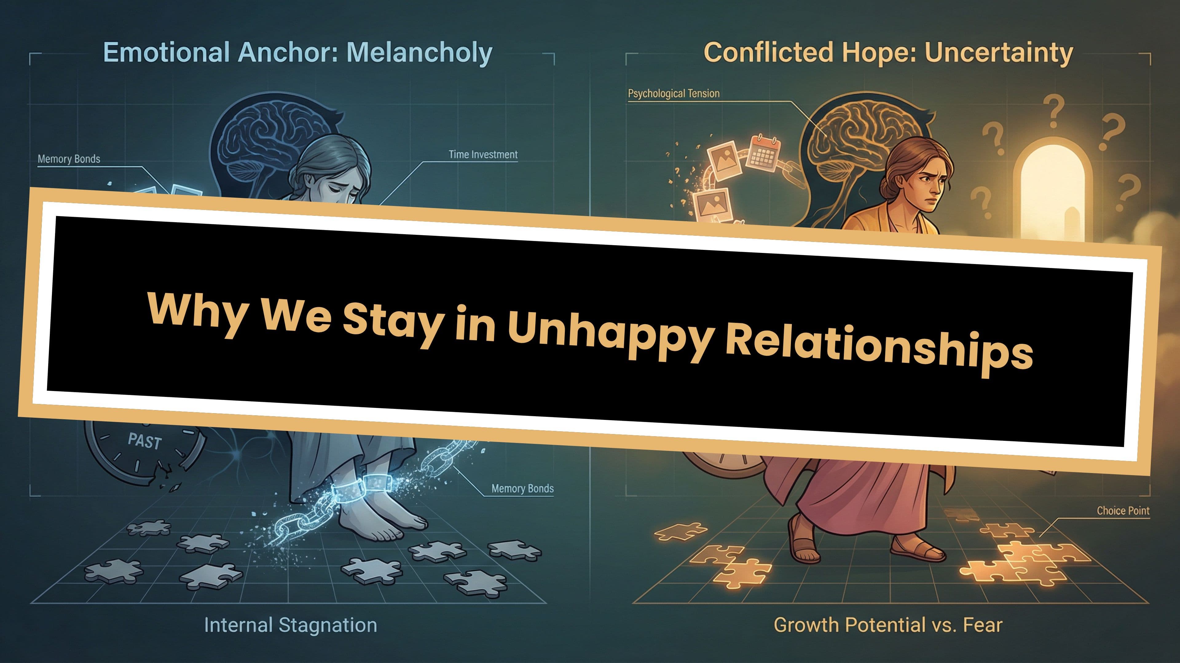 Why We Stay in Unhappy Relationships