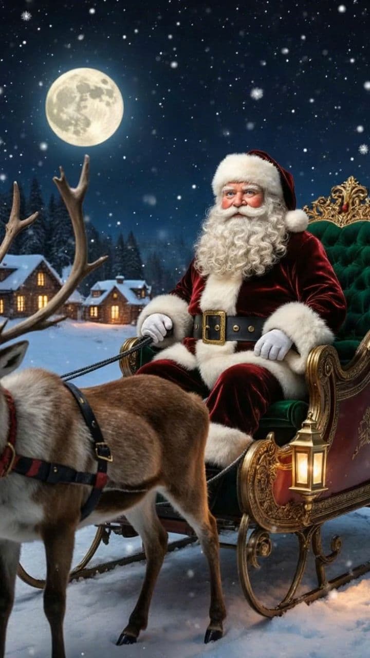 Santa’s Gentle Christmas Arrival