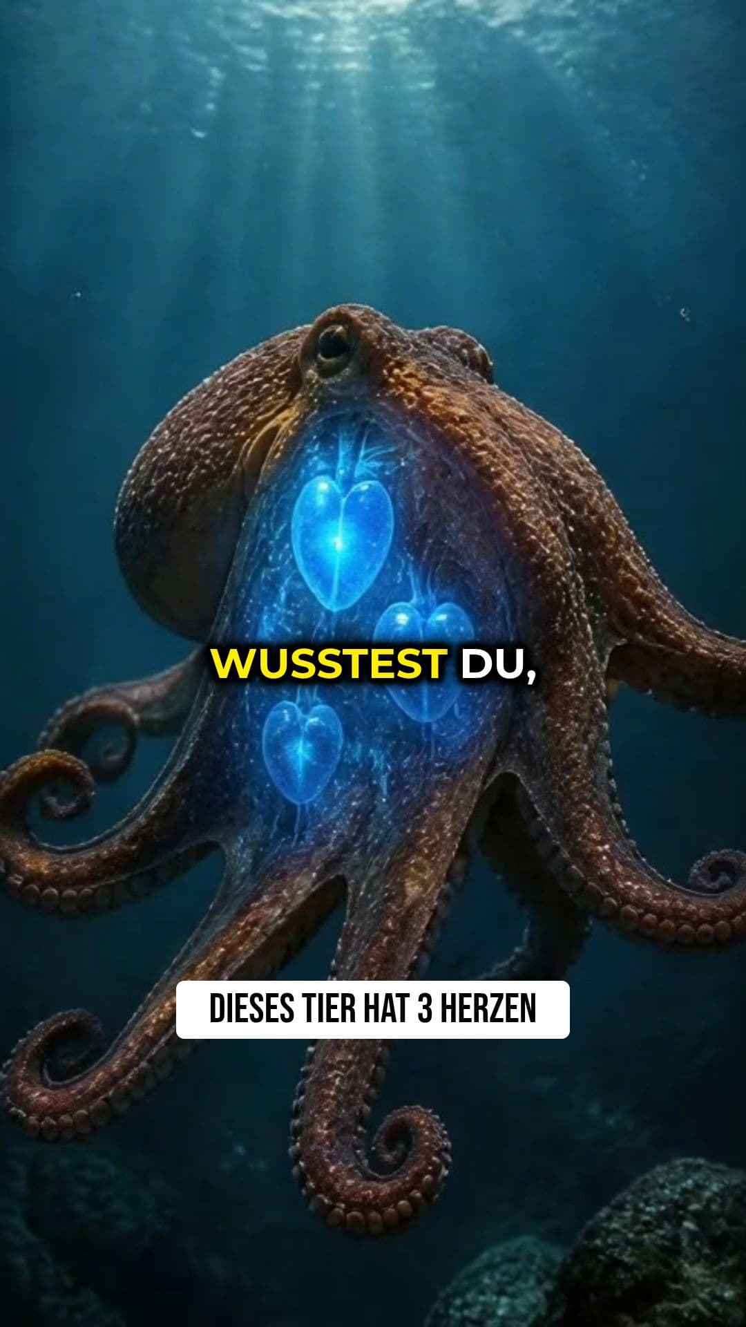 Oktopusse: Die dreifachen Herzen der Tiefsee