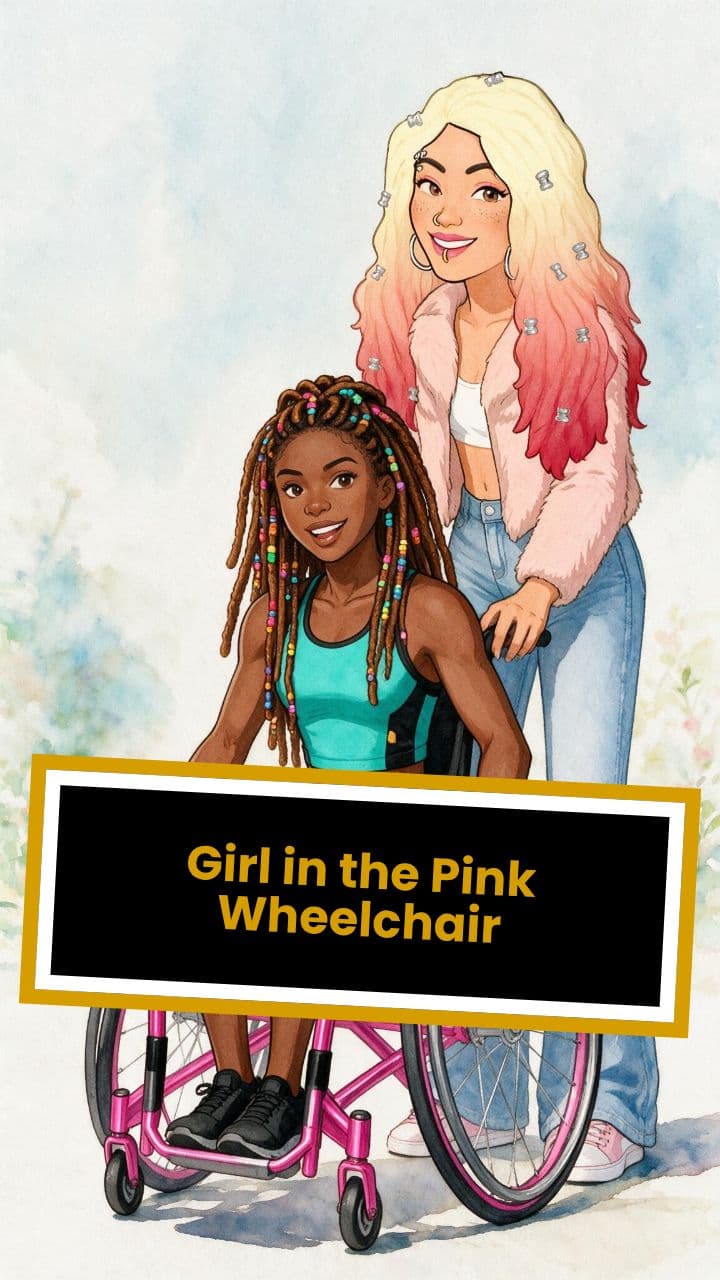 Girl in the Pink Wheelchair