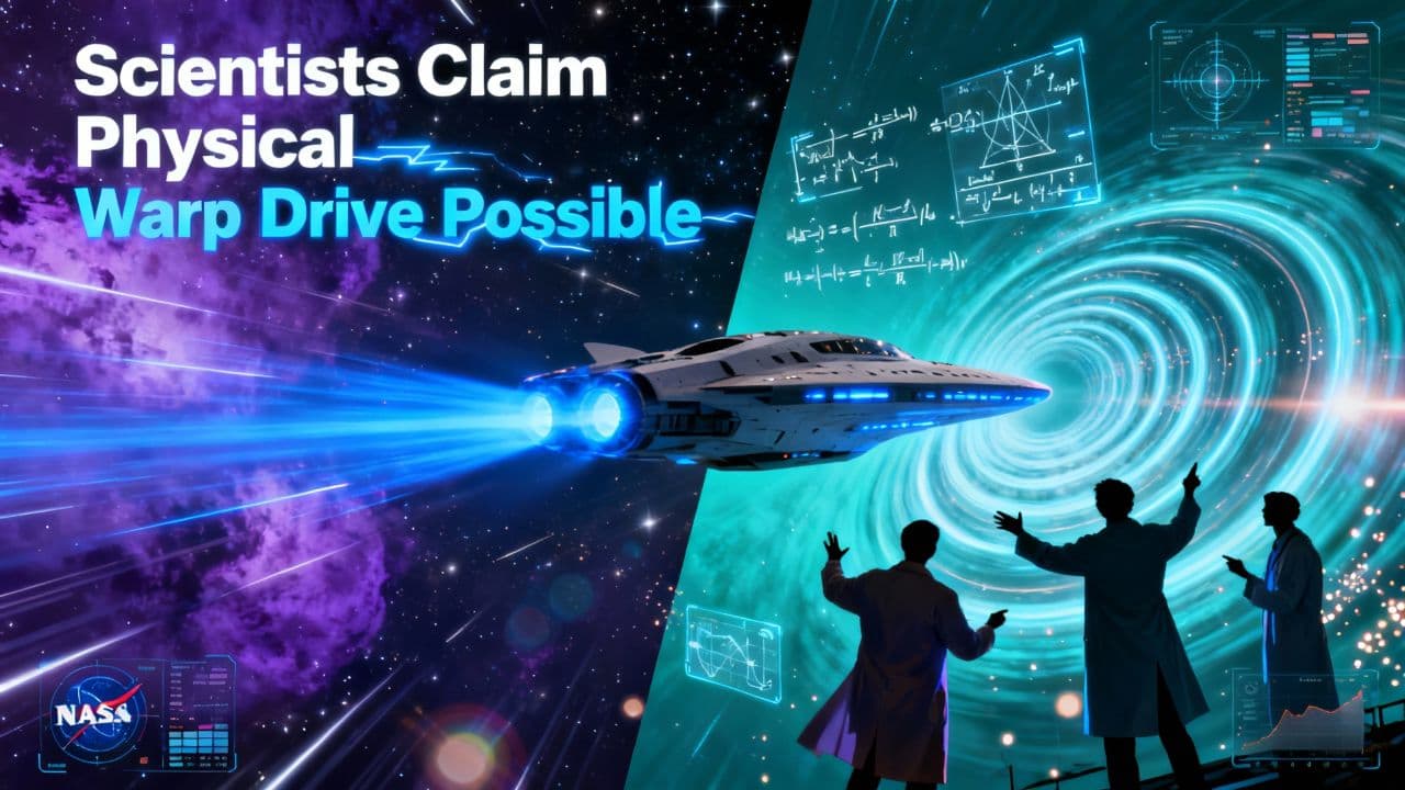 Scientists Claim Physical Warp Drive Possible