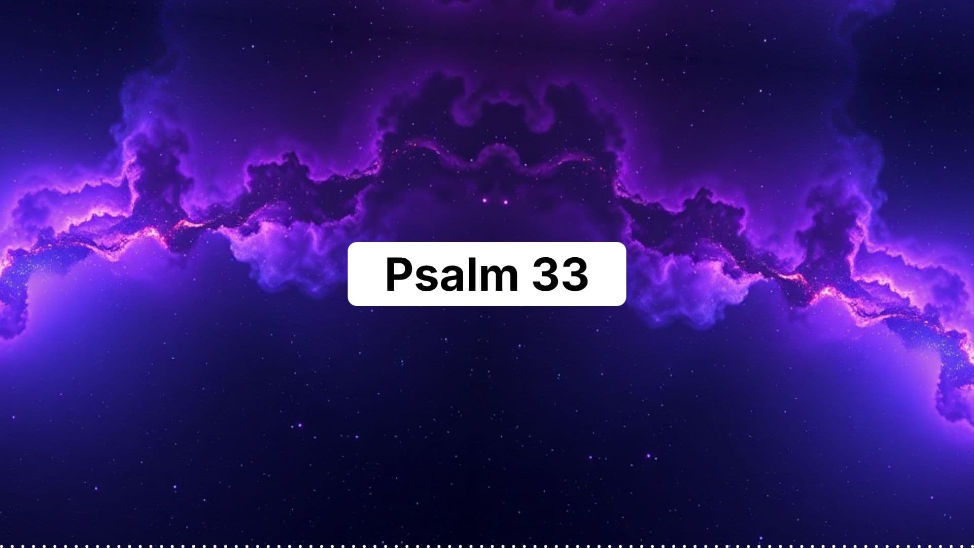 Sing a New Song to the Lord