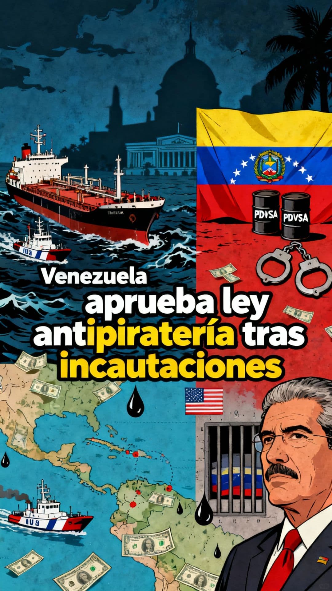 Venezuela aprueba ley antipiratería tras incautaciones