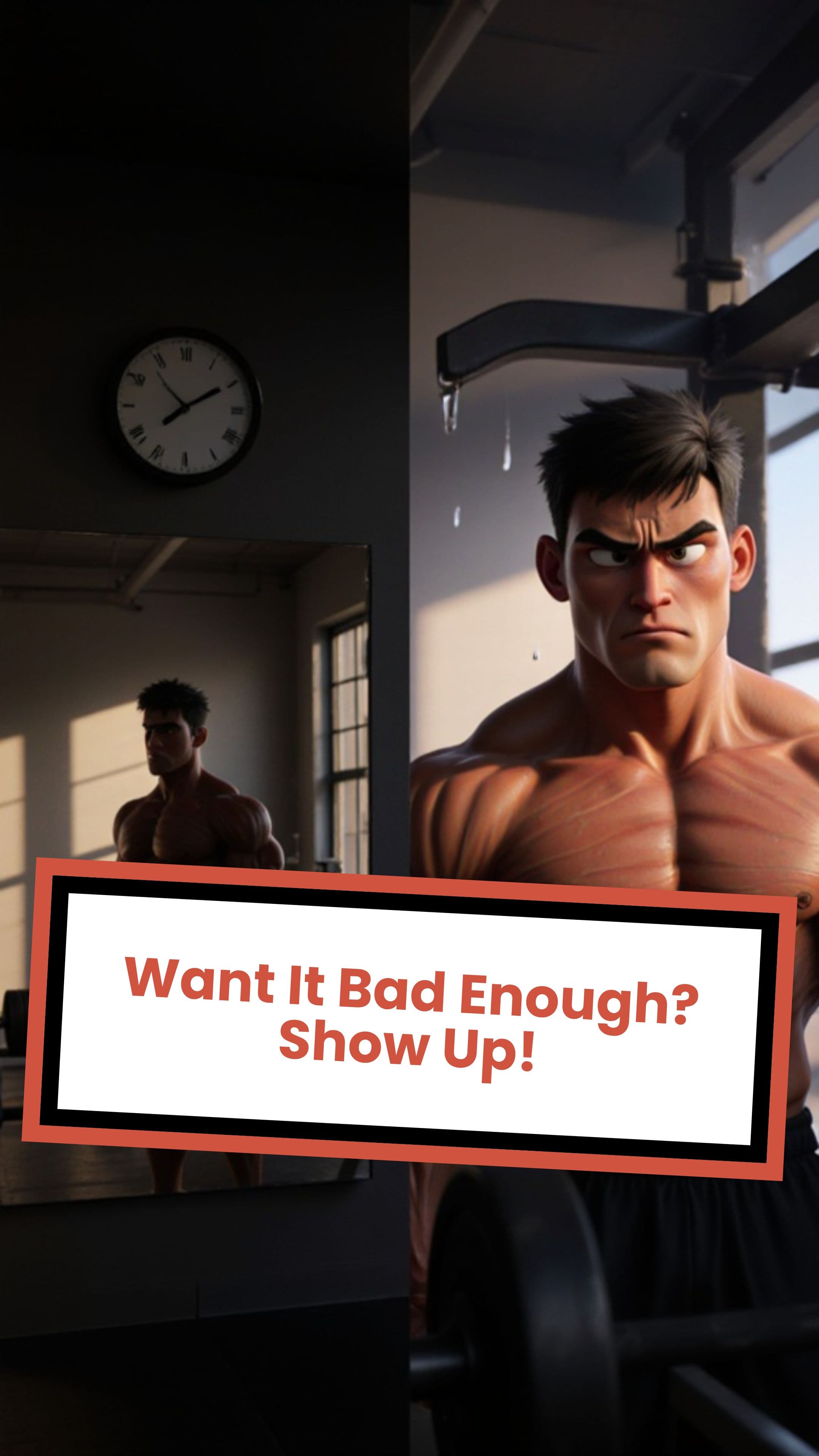 Want It Bad Enough? Show Up!
