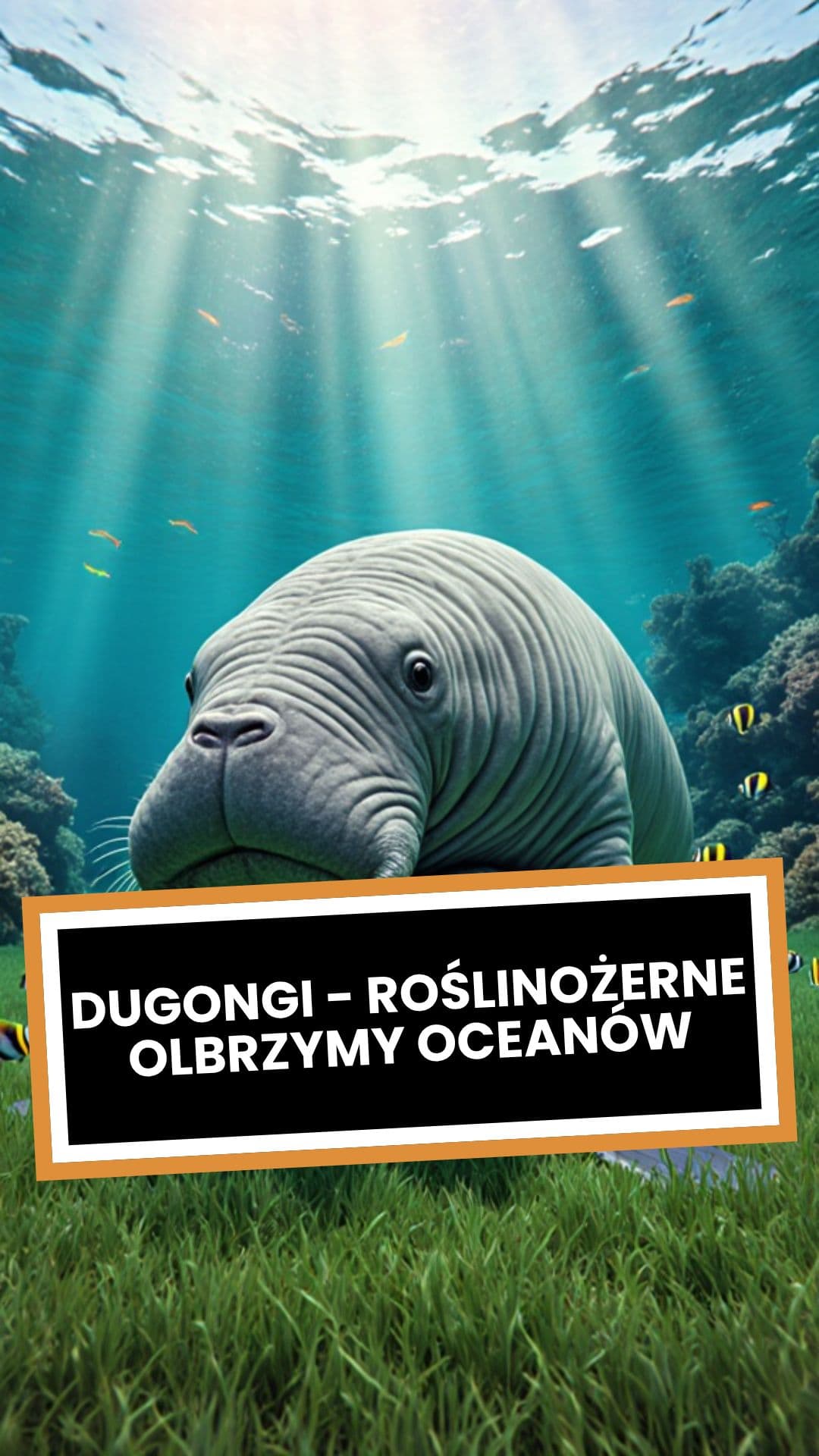 Dugongi - roślinożerne olbrzymy mórz