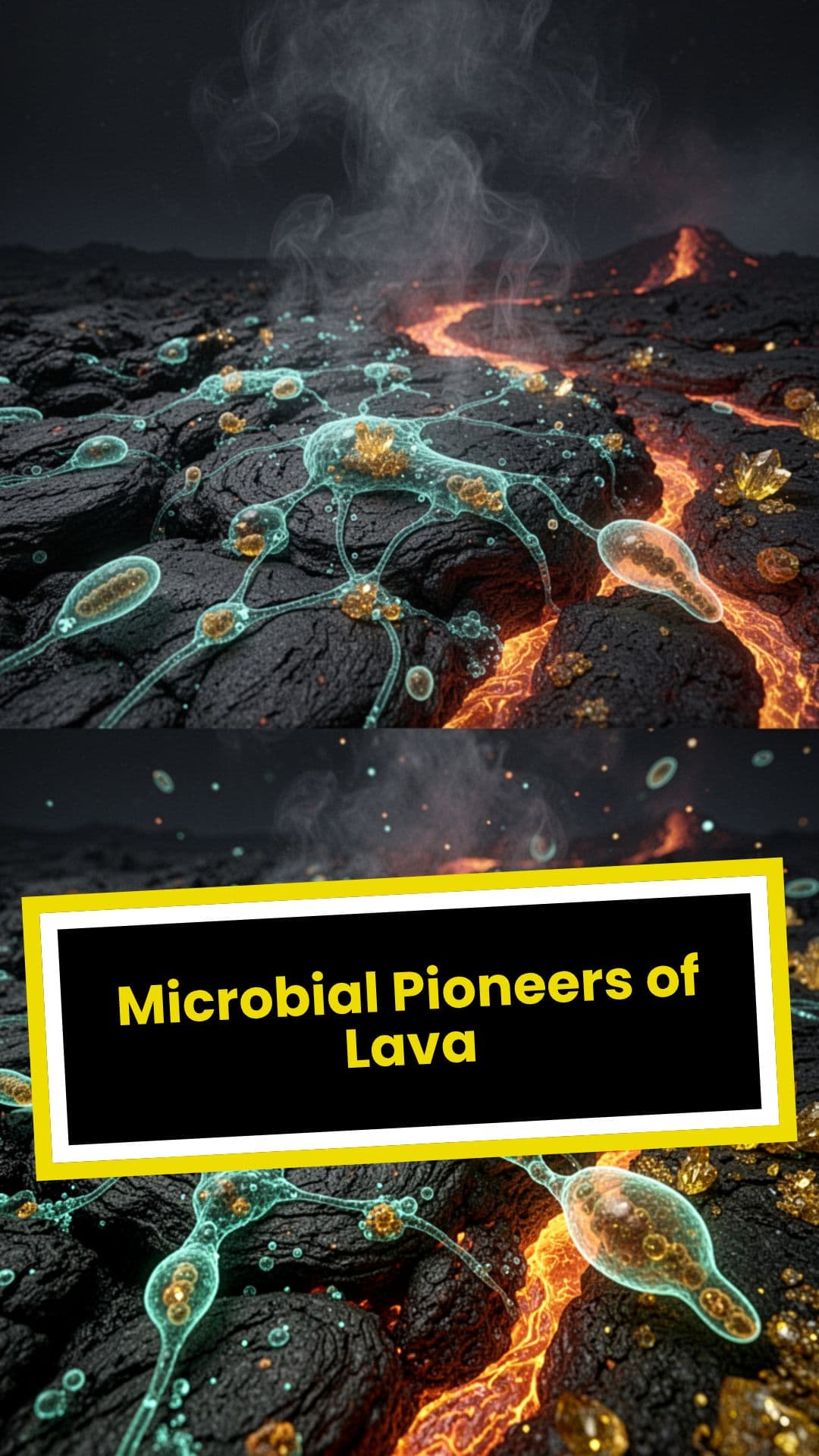 Microbial Pioneers of Lava