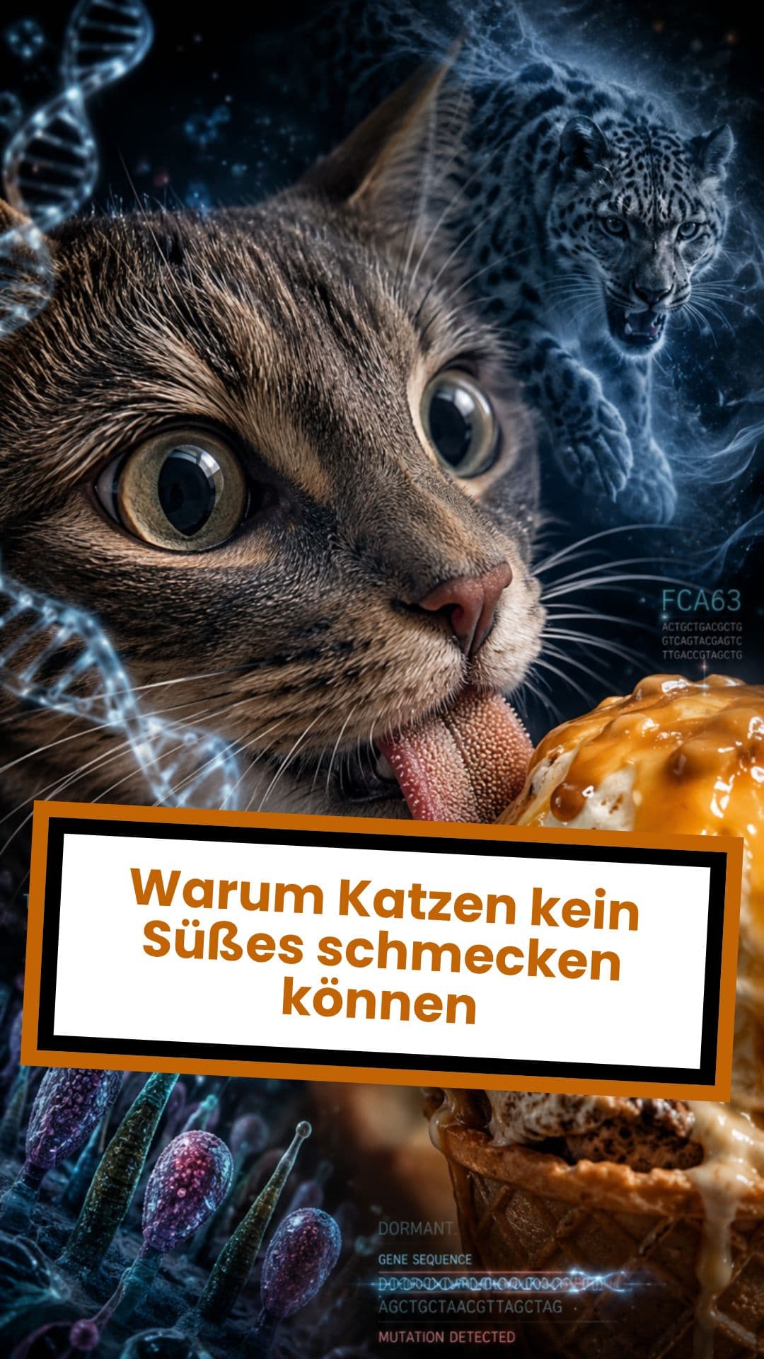 Warum Katzen kein Süßes schmecken können