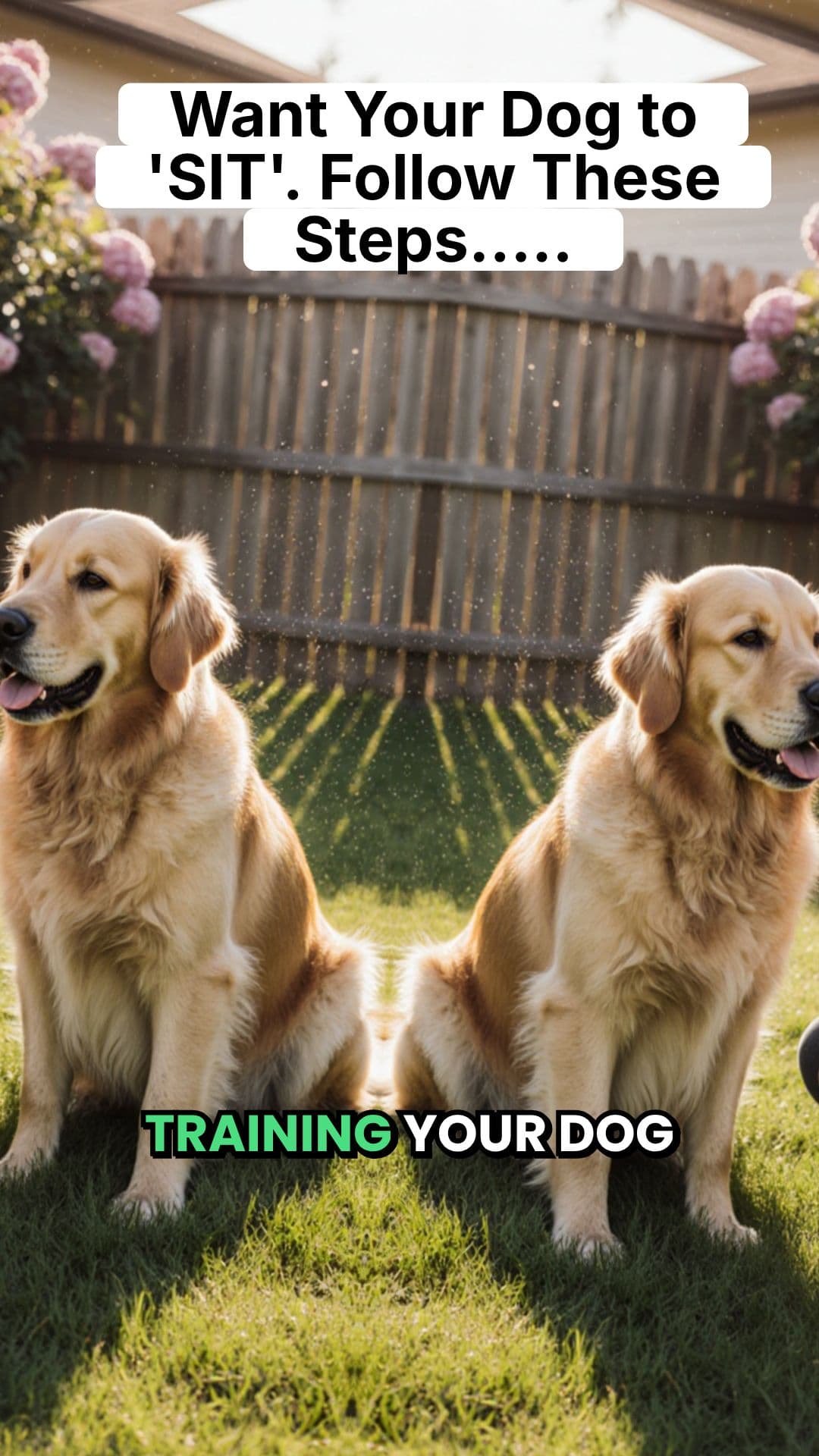 Teach Your Dog to Sit Fast