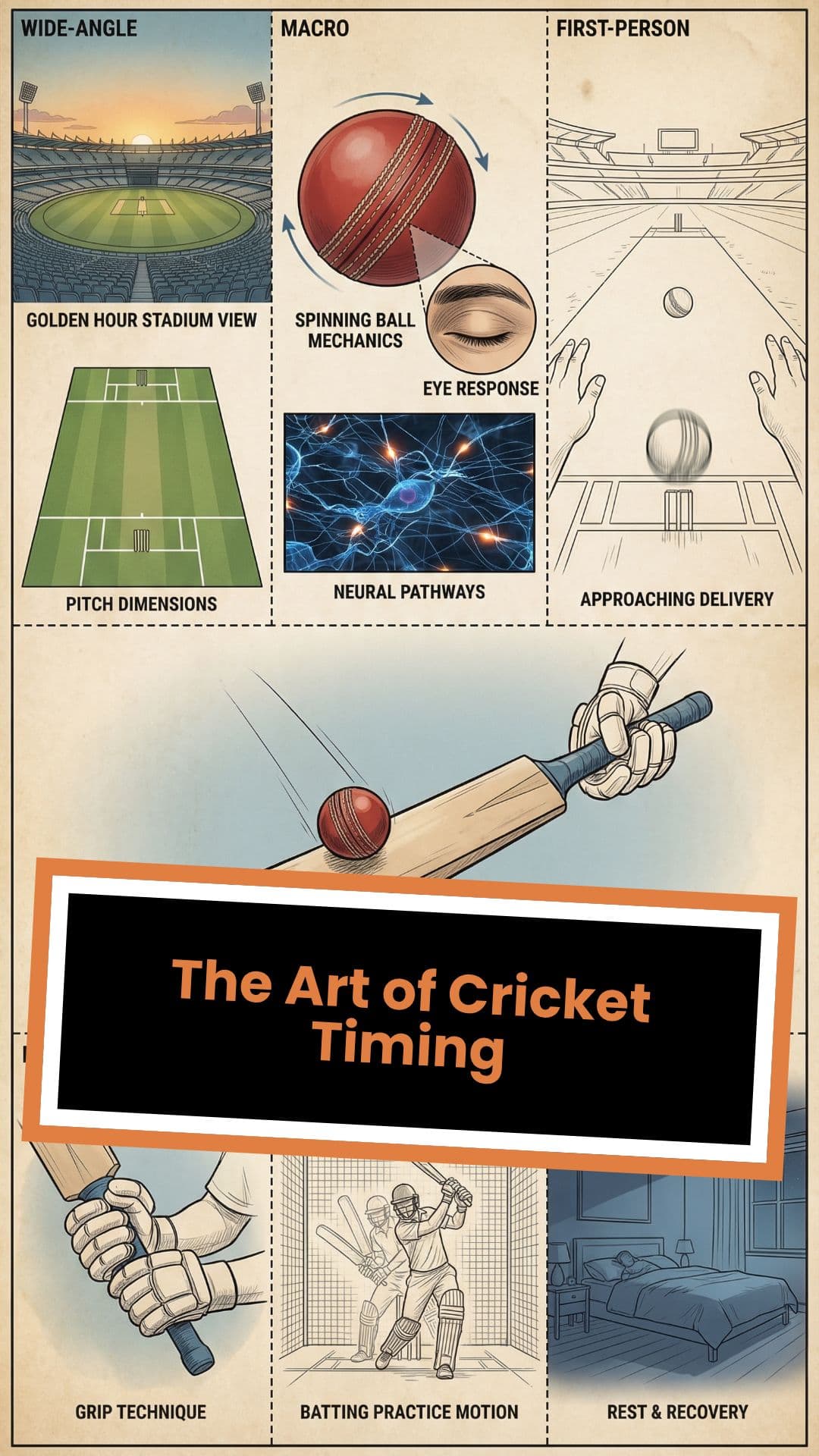 The Art of Cricket Timing