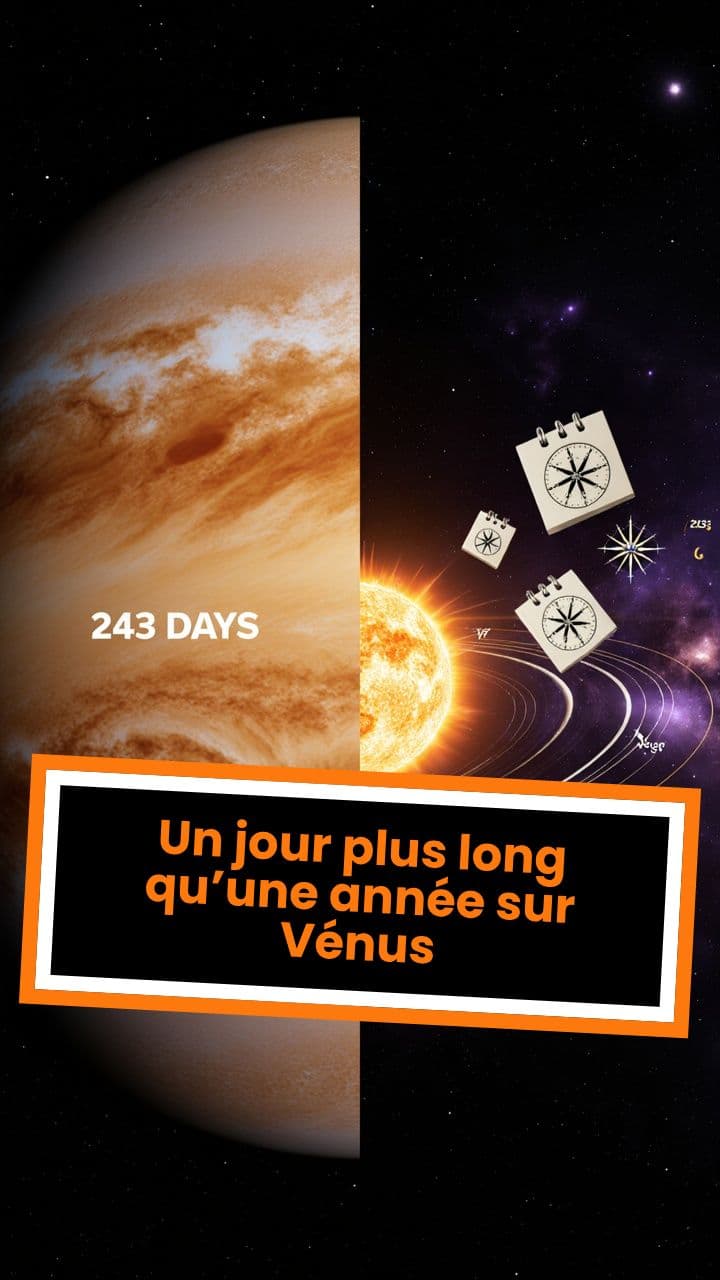 Un jour plus long qu’une année sur Vénus