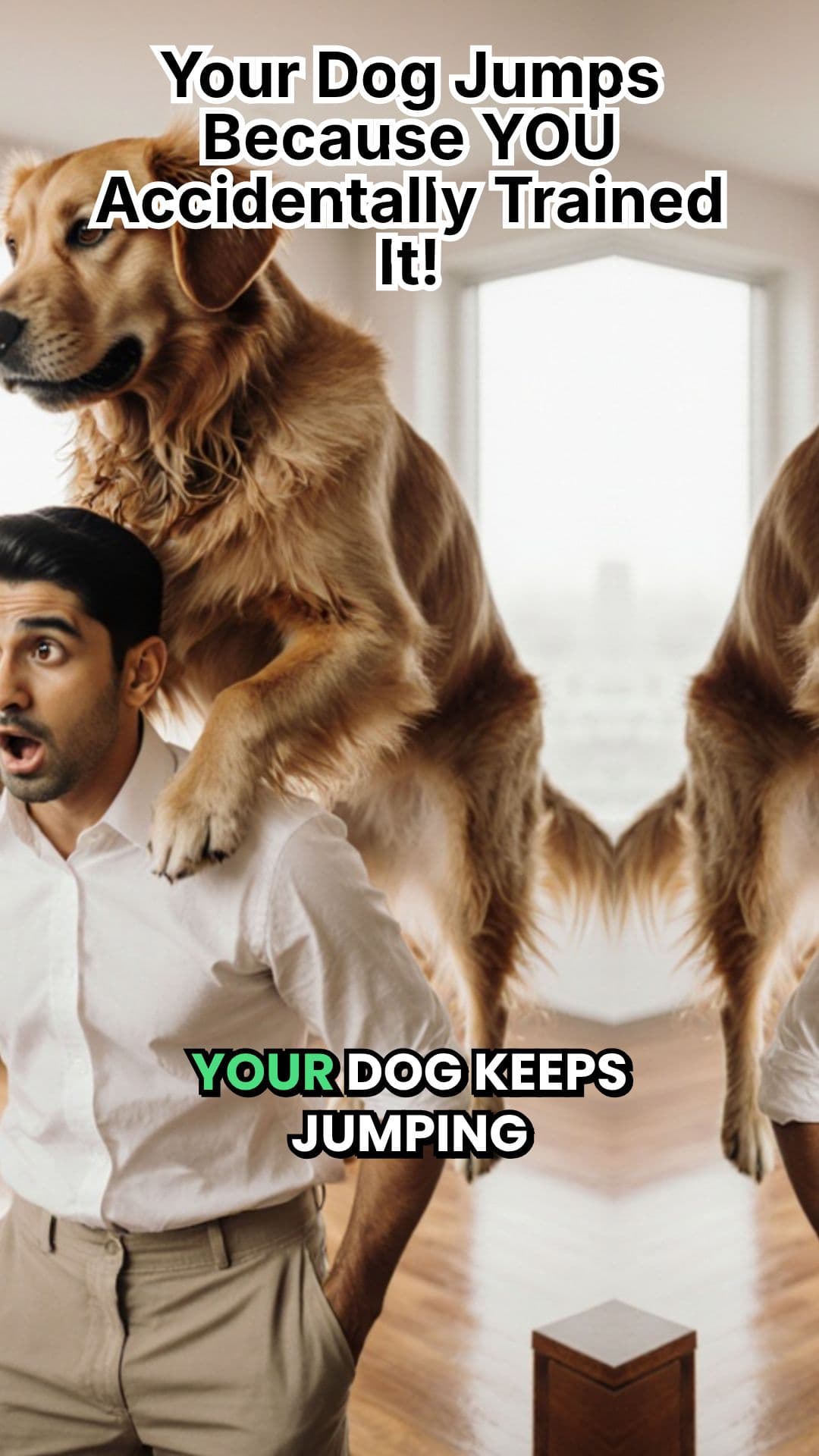 Stop Dog Jumping: Reward Four Paws