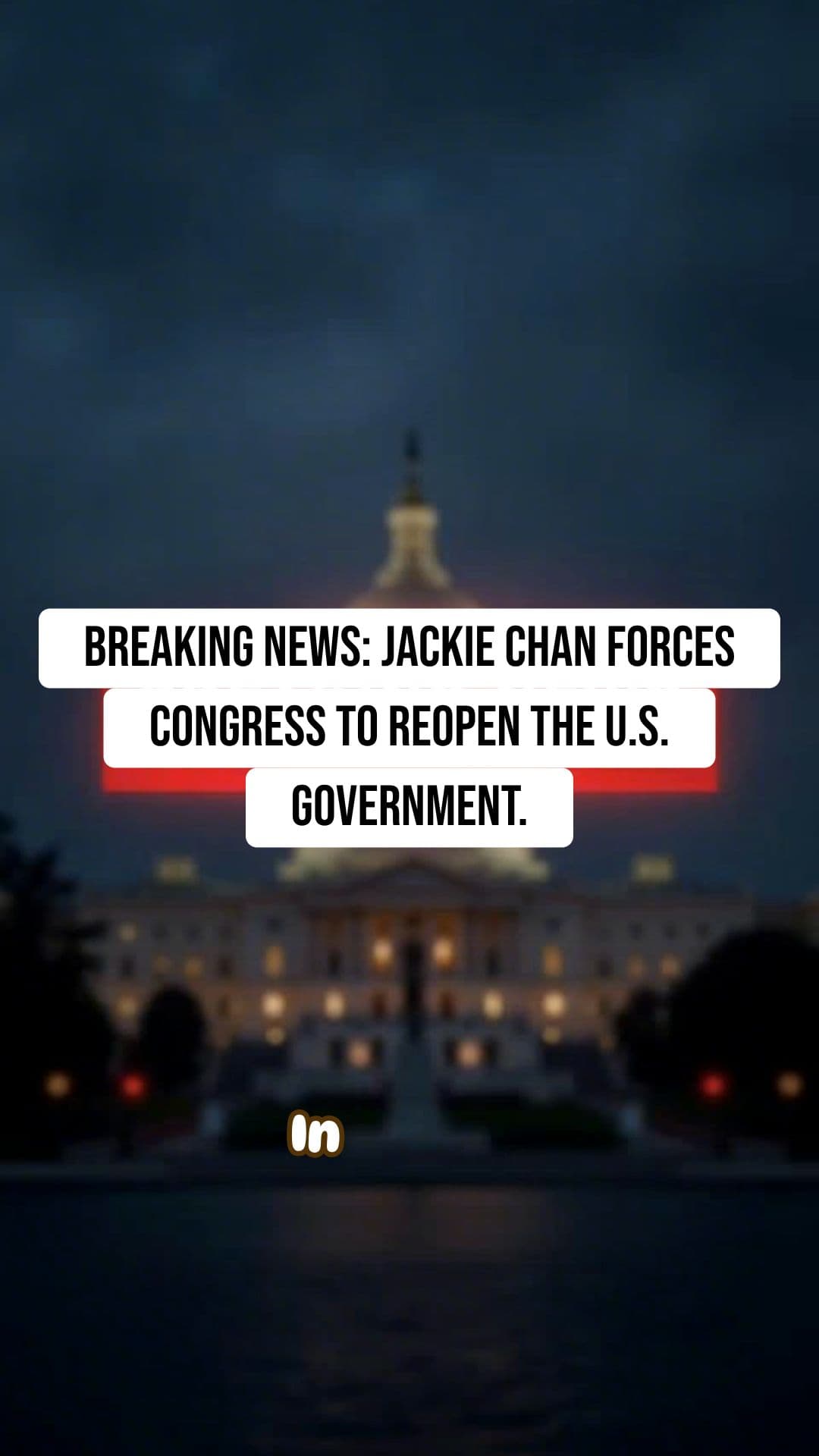 Jackie Chan Ends Government Shutdown