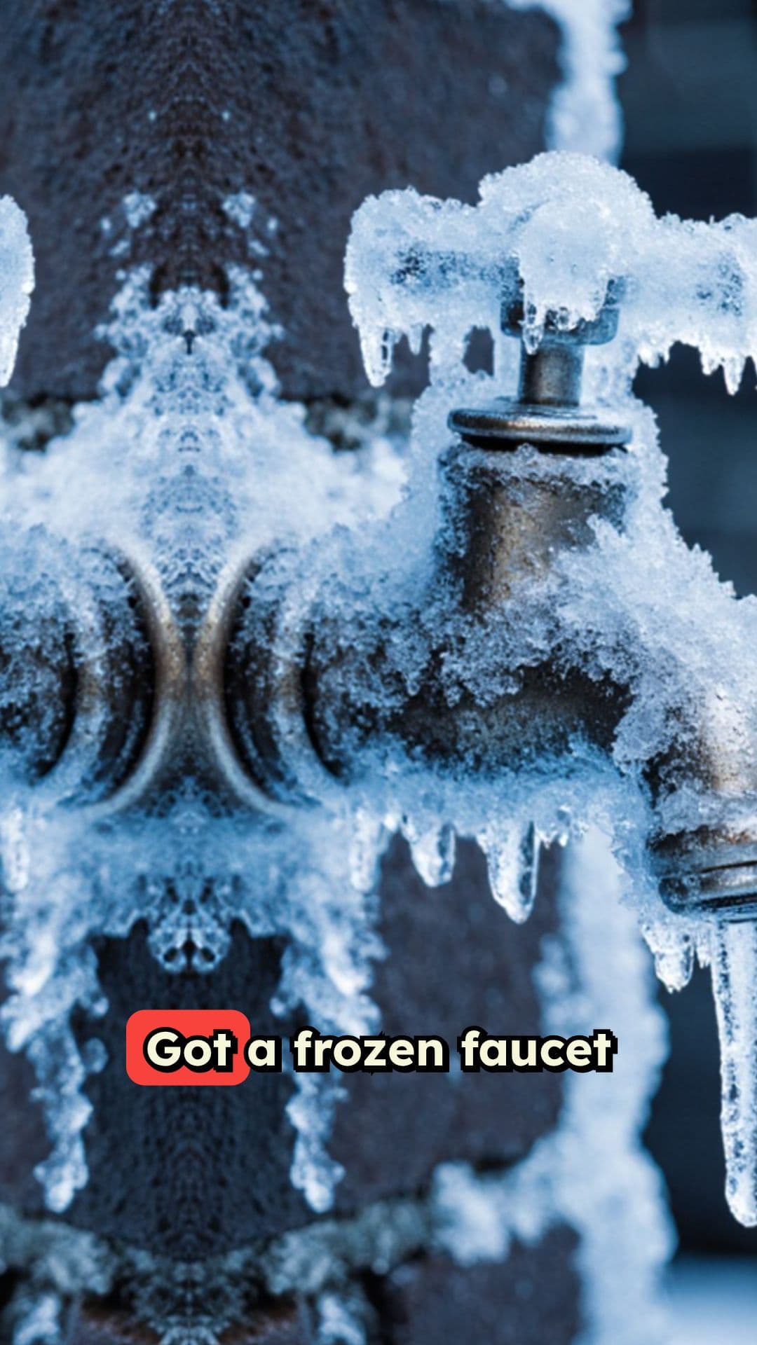 Frozen Faucet? Act Fast to Prevent Damage
