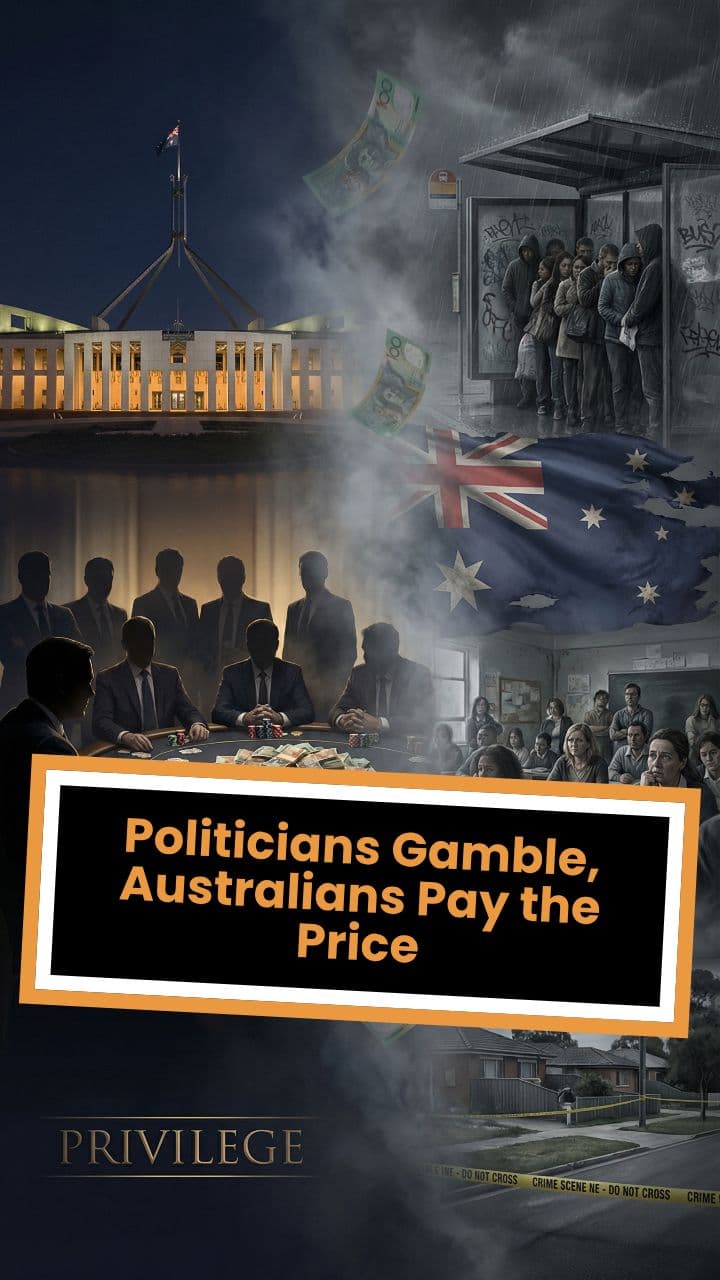 Politicians Gamble, Australians Pay the Price