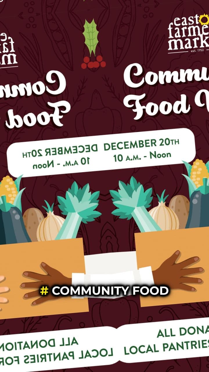 Easton Farmers Market Holiday Food Drive