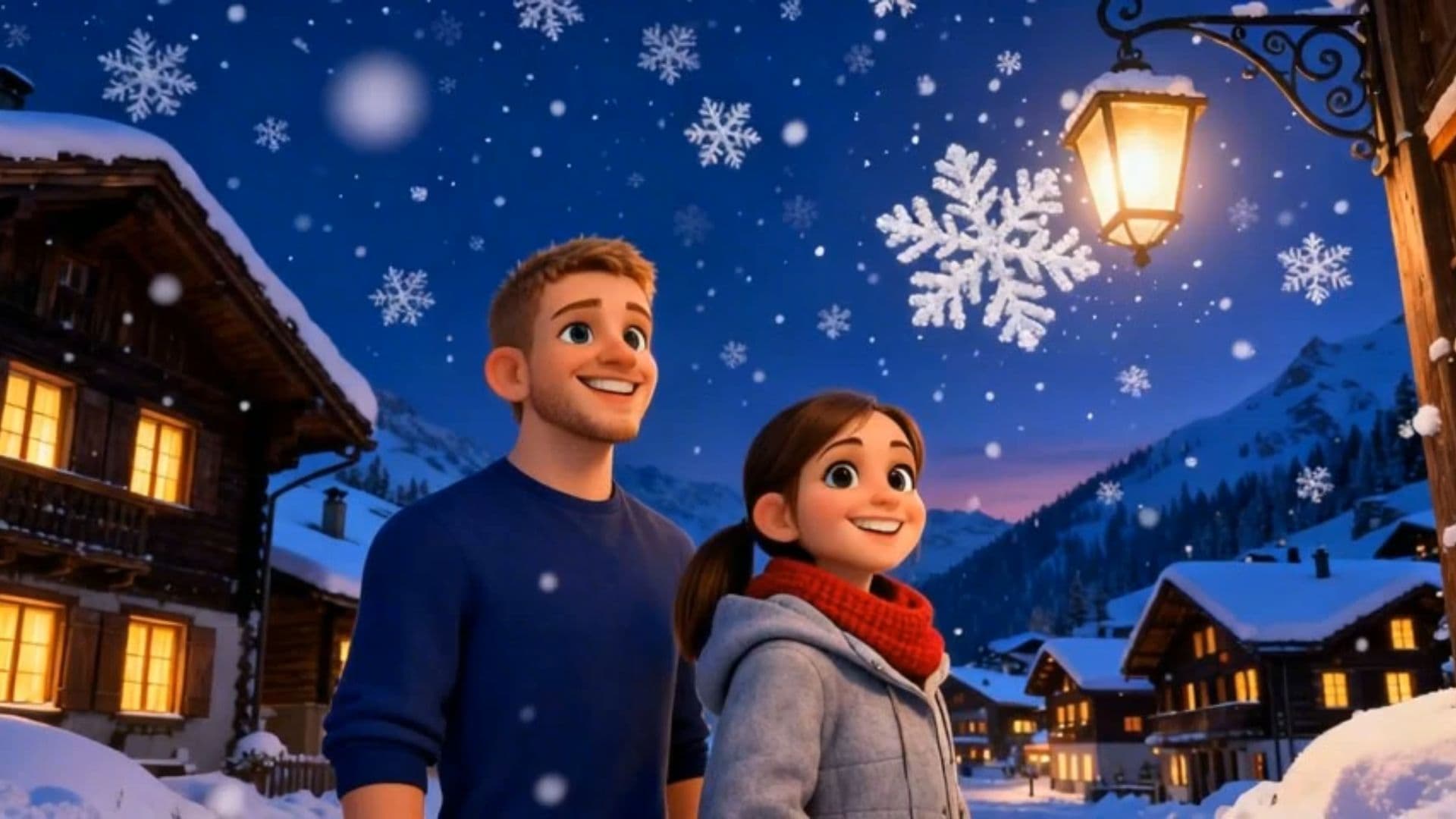 Evening Stroll in Grimentz