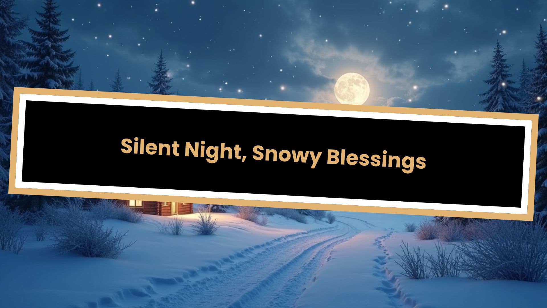 Silent Night, Snowy Blessings