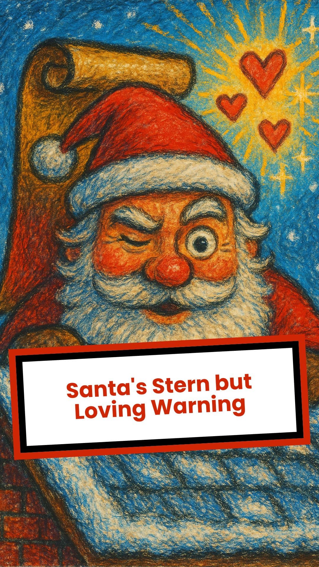 Santa's Stern but Loving Warning