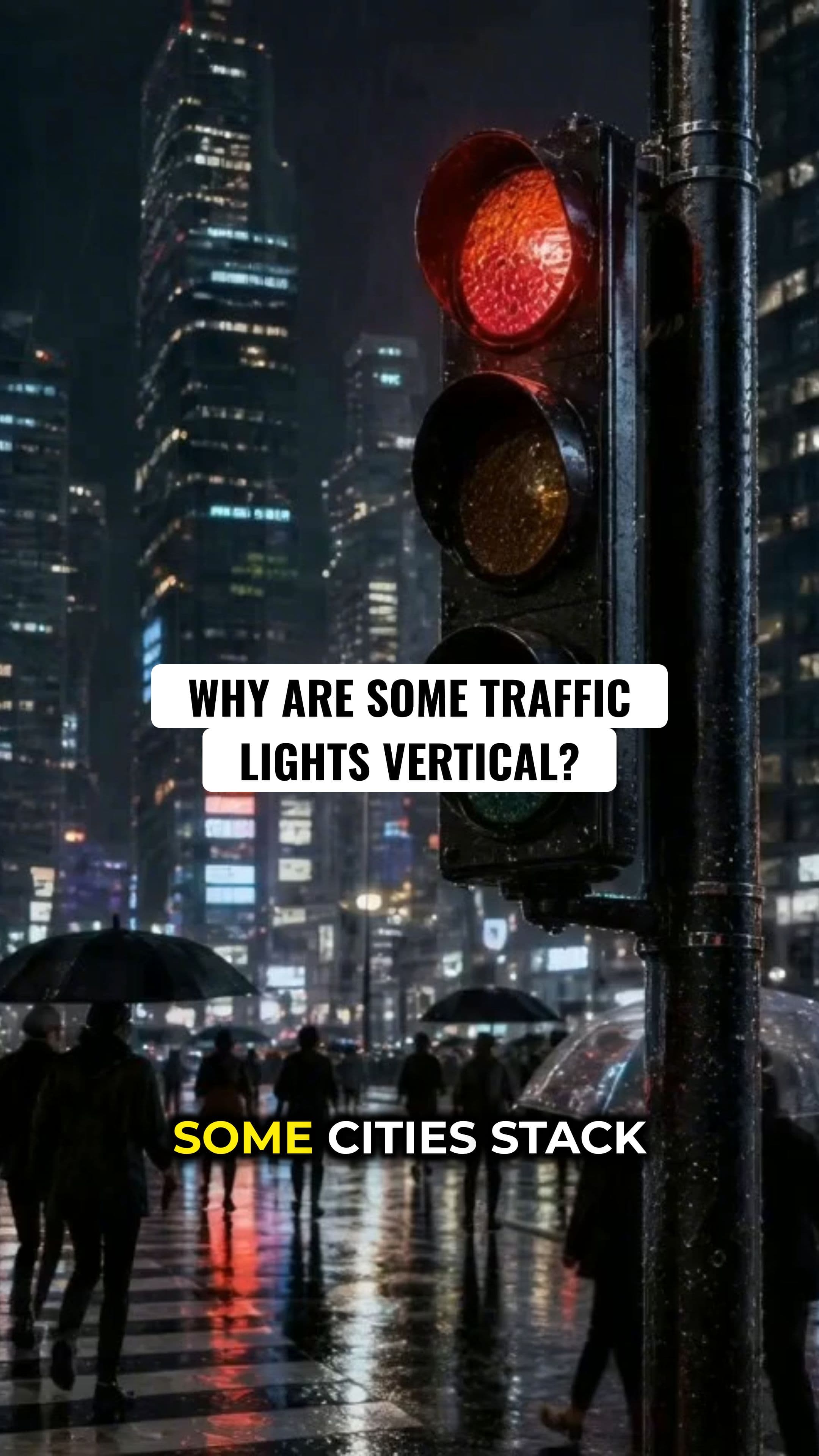 Why Traffic Lights Are Vertical In Some Cities