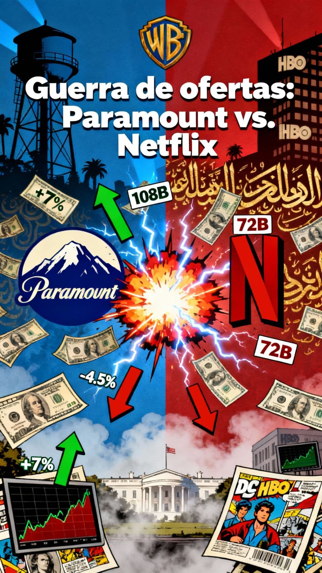 Guerra de ofertas: Paramount vs. Netflix