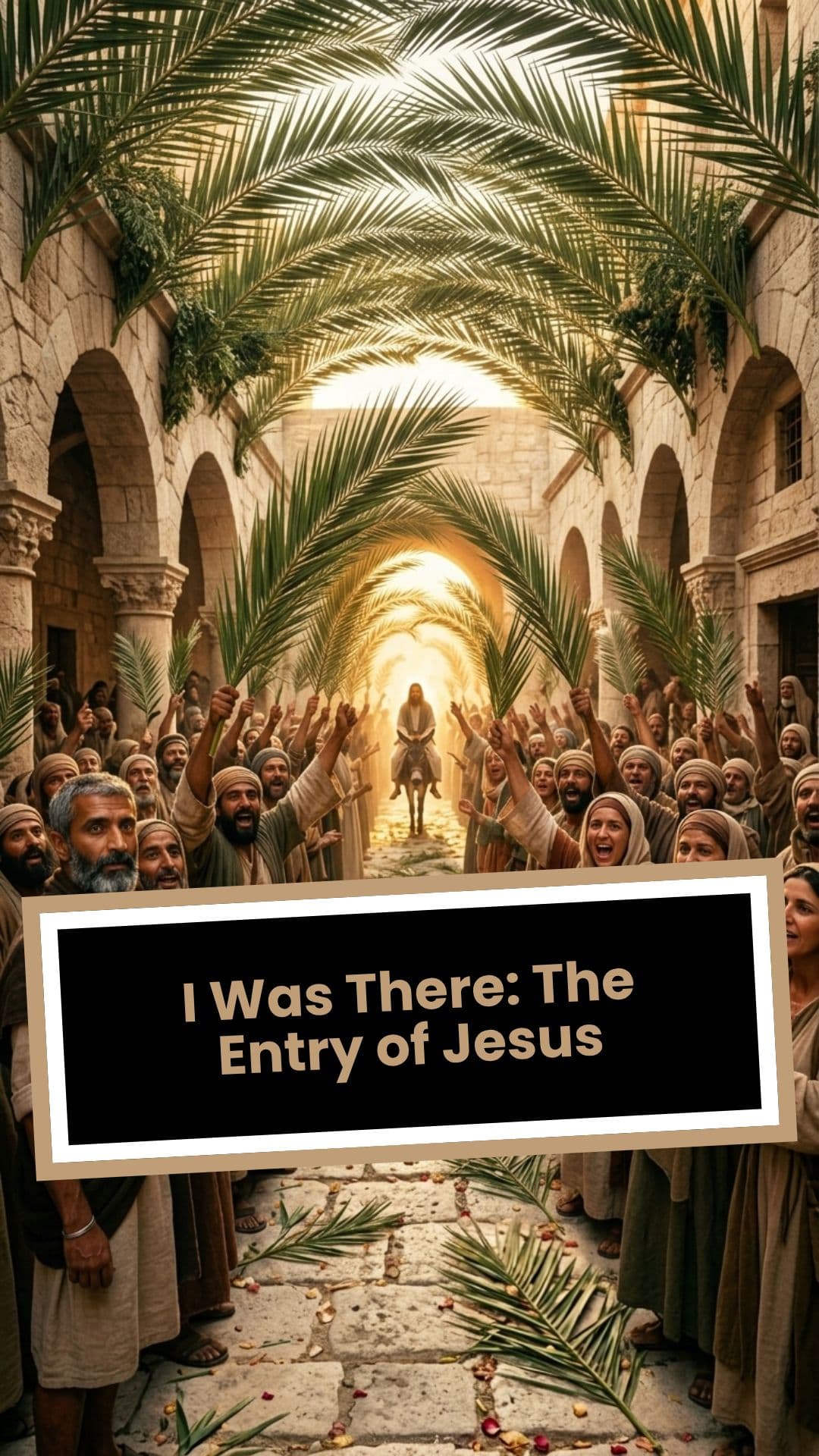 I Was There: The Entry of Jesus