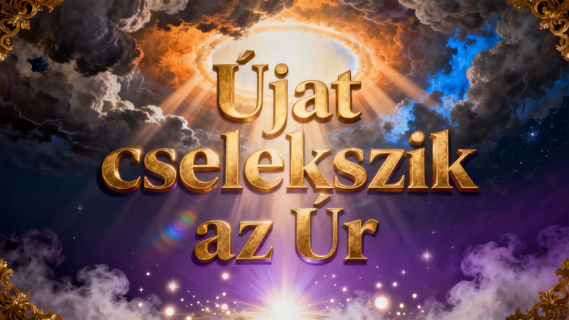 Újat cselekszik az Úr