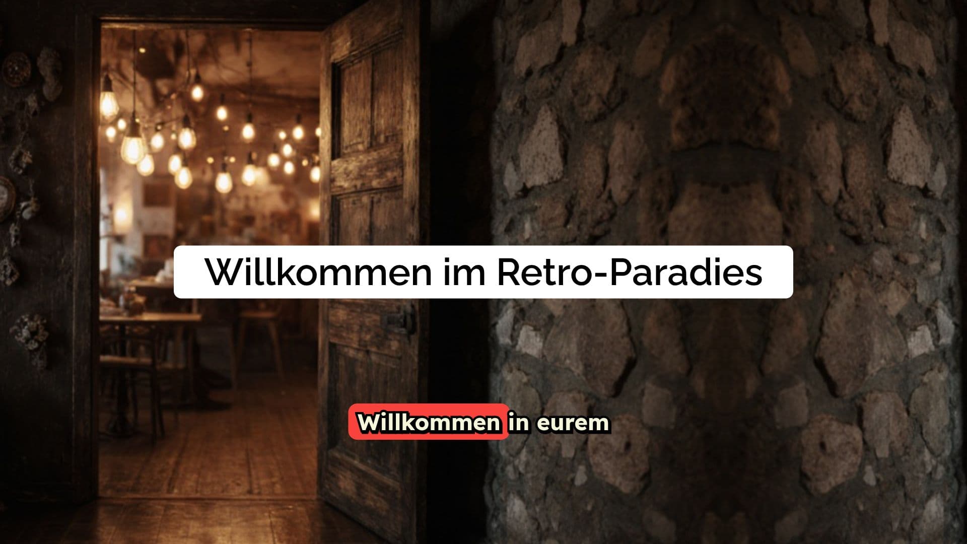Retro Café & Gaming Experience Walkthrough