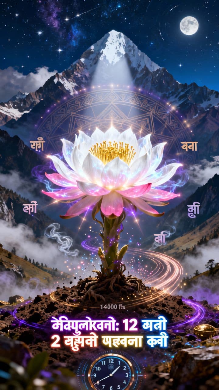 ब्रह्मकमल: 12 साल बाद 2 घंटे खिलता फूल