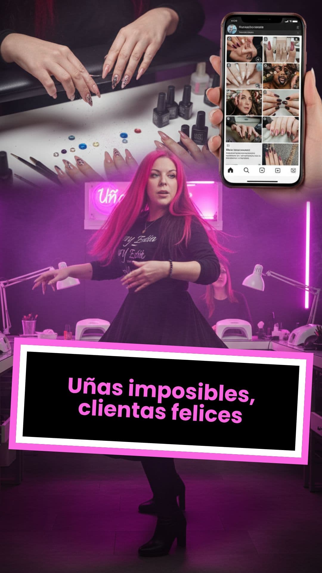 Uñas imposibles, clientas felices