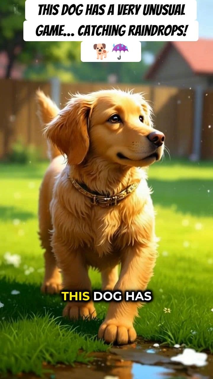 Dog Tries to Catch Raindrops With Mouth 🐕☔ | Funny Dog Shorts