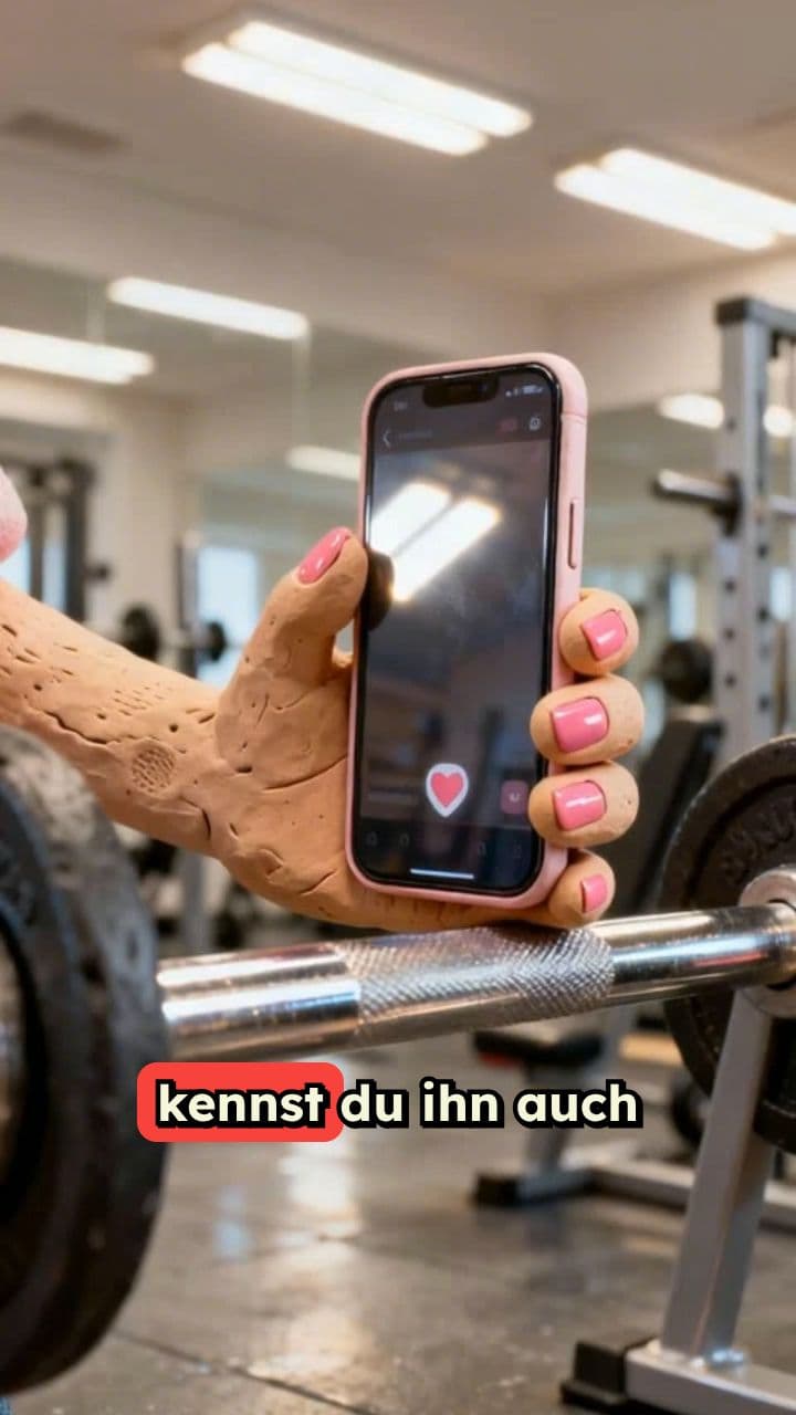 Instagram-Queen im Fitnessstudio