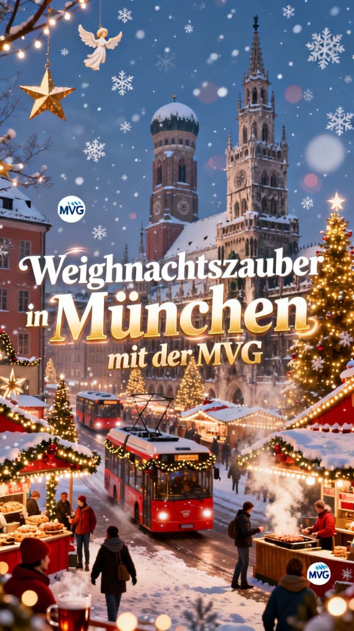 Weihnachtszauber in München mit der MVG