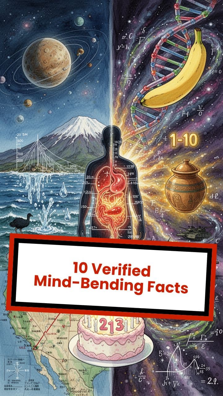 10 Verified Mind-Bending Facts