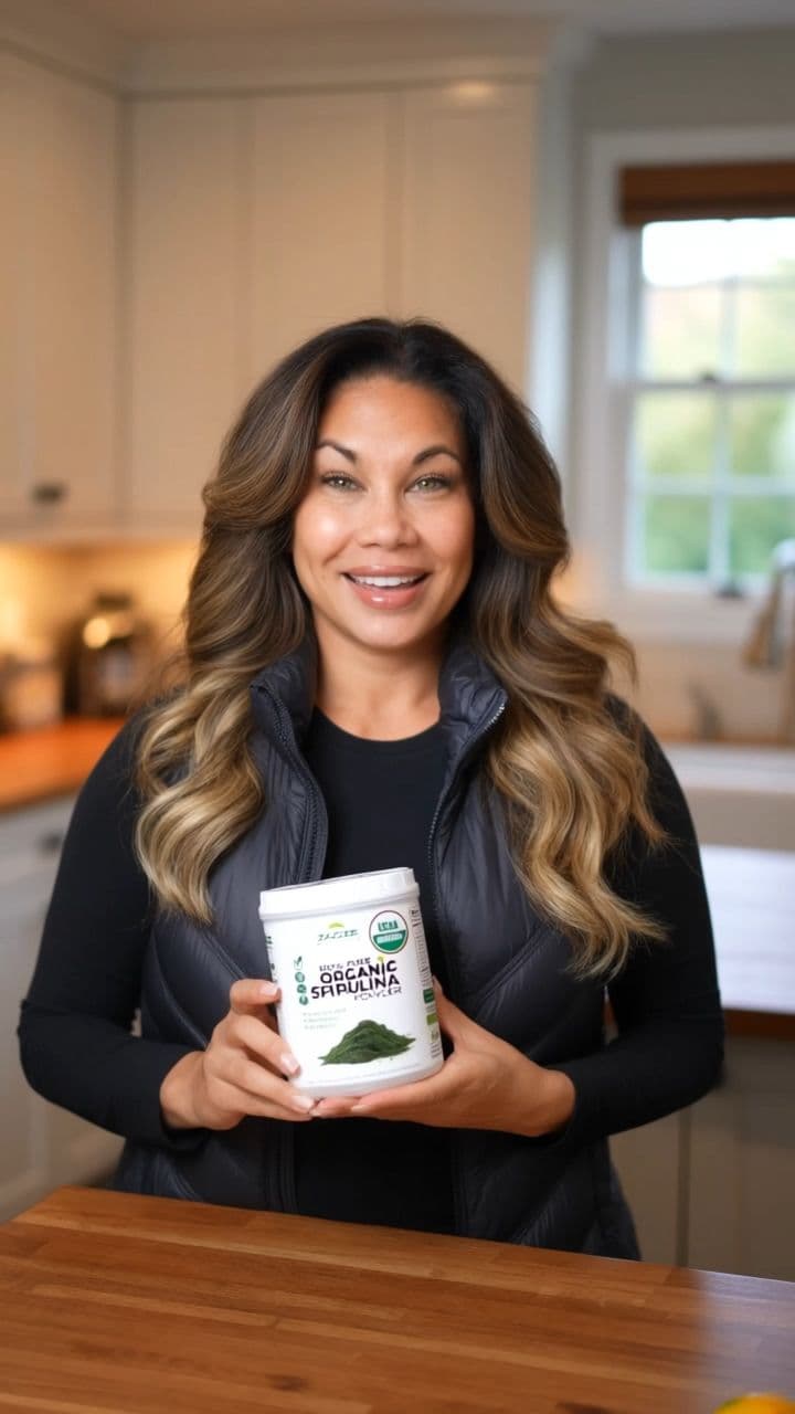 Zazzee Organic Spirulina Powder UGC Ad