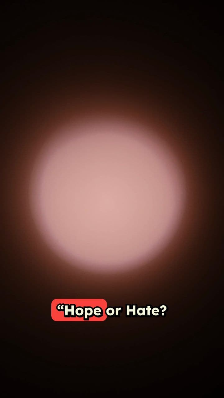 Discernment: Hope vs. Hate