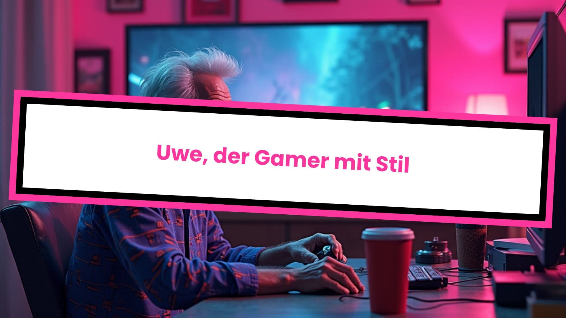 Uwe, der Gamer mit Stil
