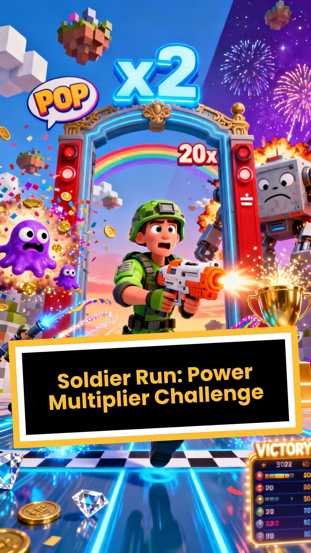 Soldier Run: Power Multiplier Challenge