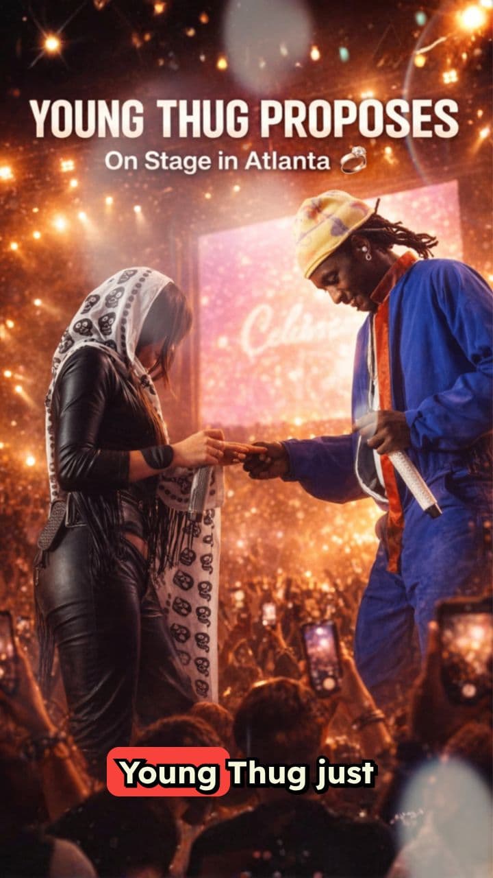 Young Thug Proposes to Mariah Onstage