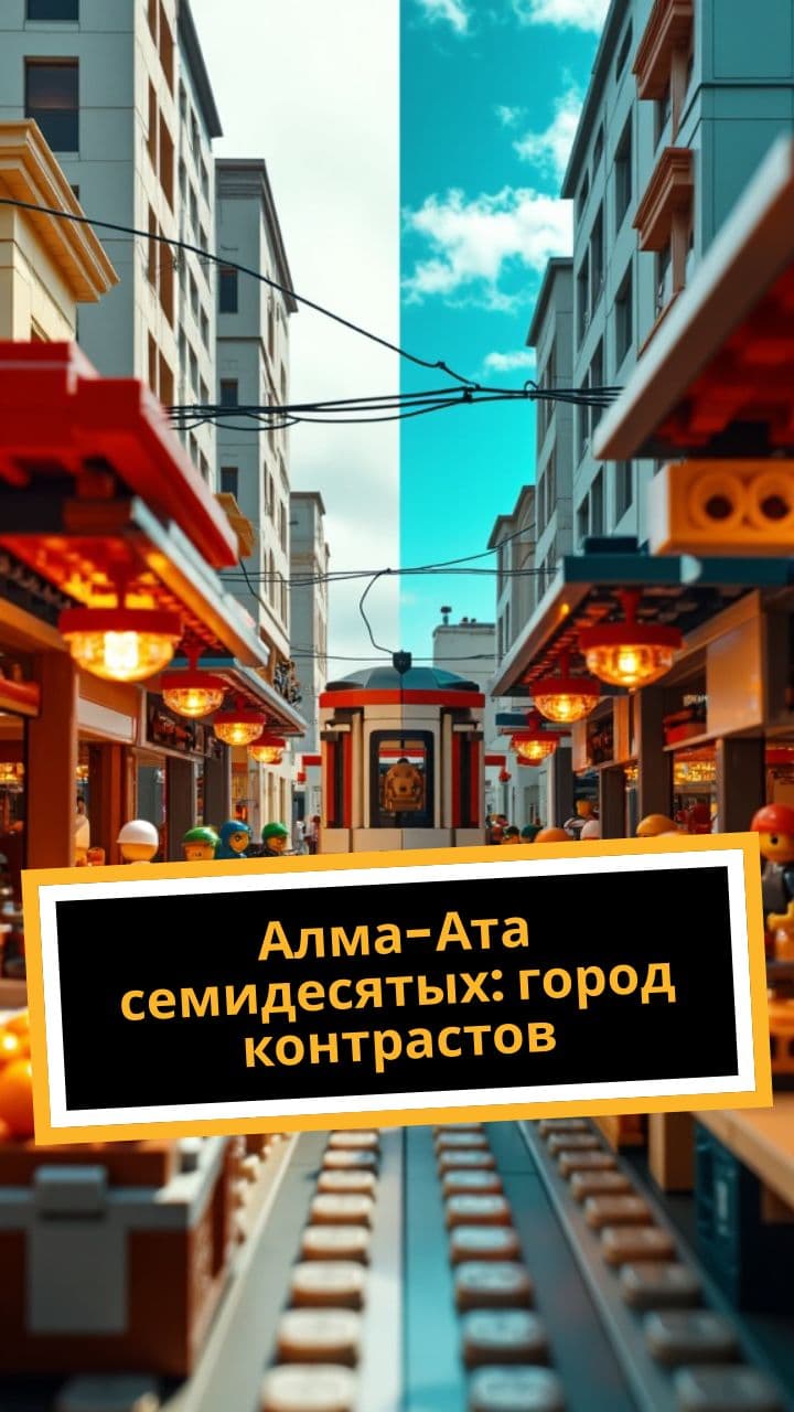 Алма-Ата семидесятых: город контрастов