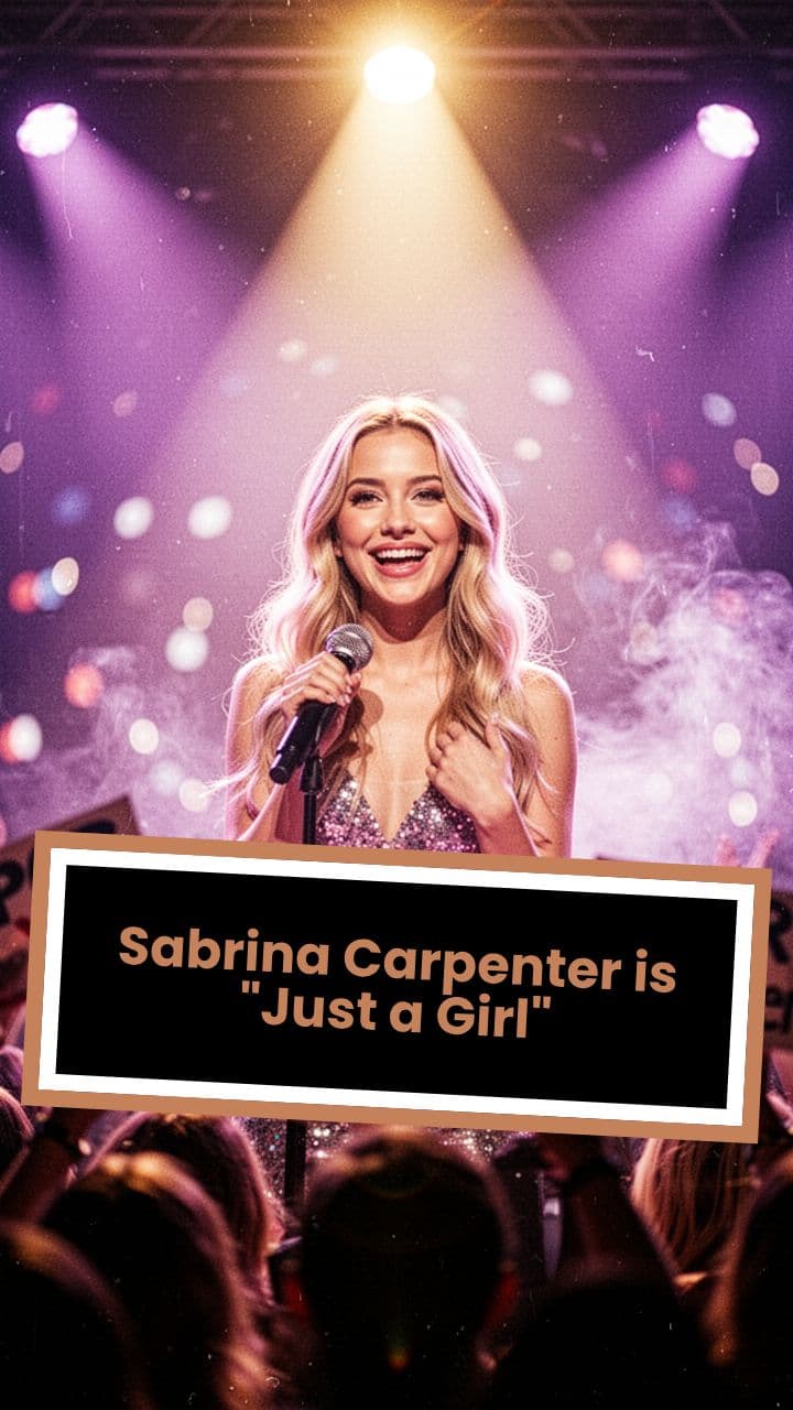 Sabrina Carpenter is "Just a Girl"