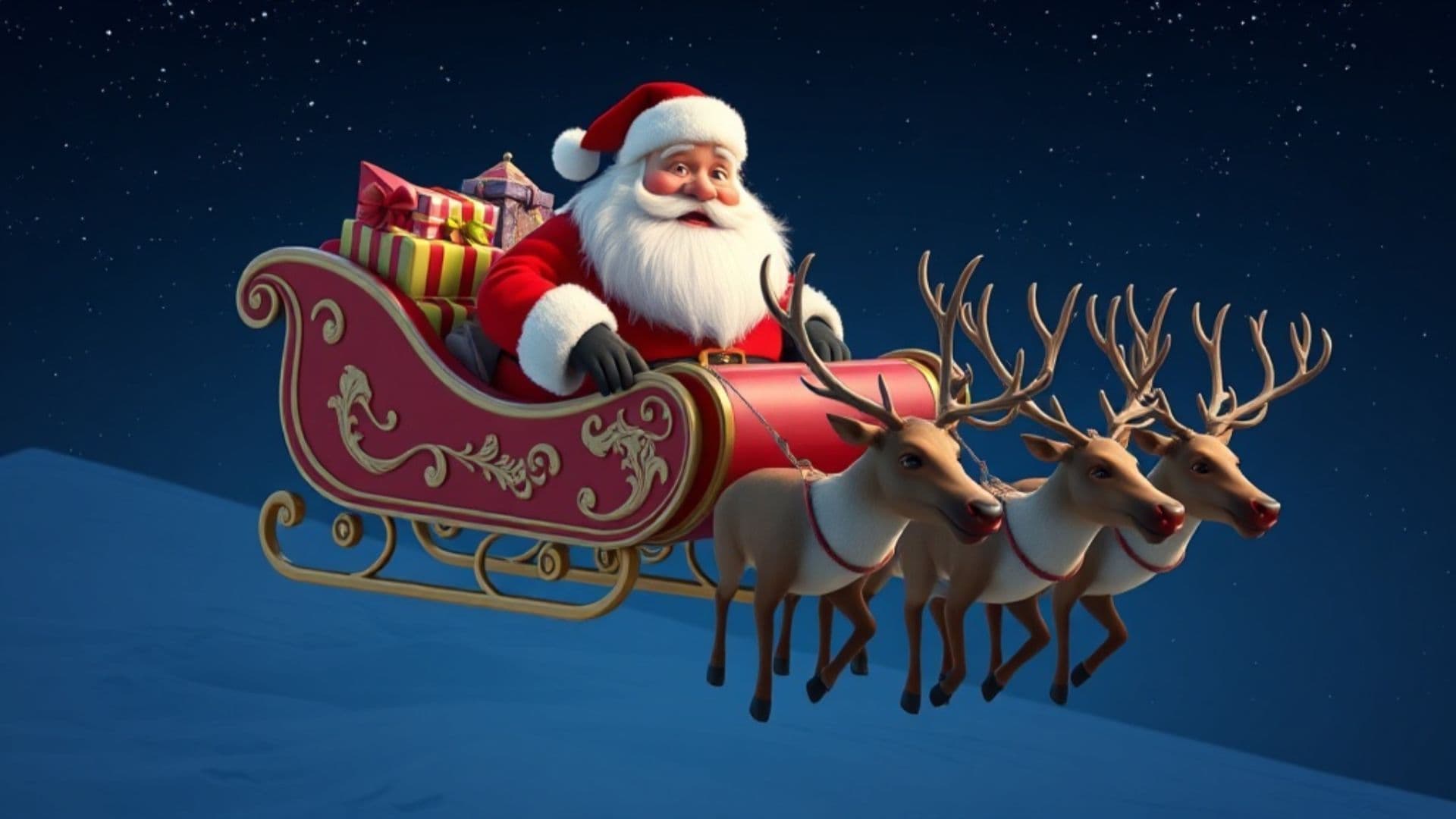 Jedzie Mikołaj z prezentami GIT