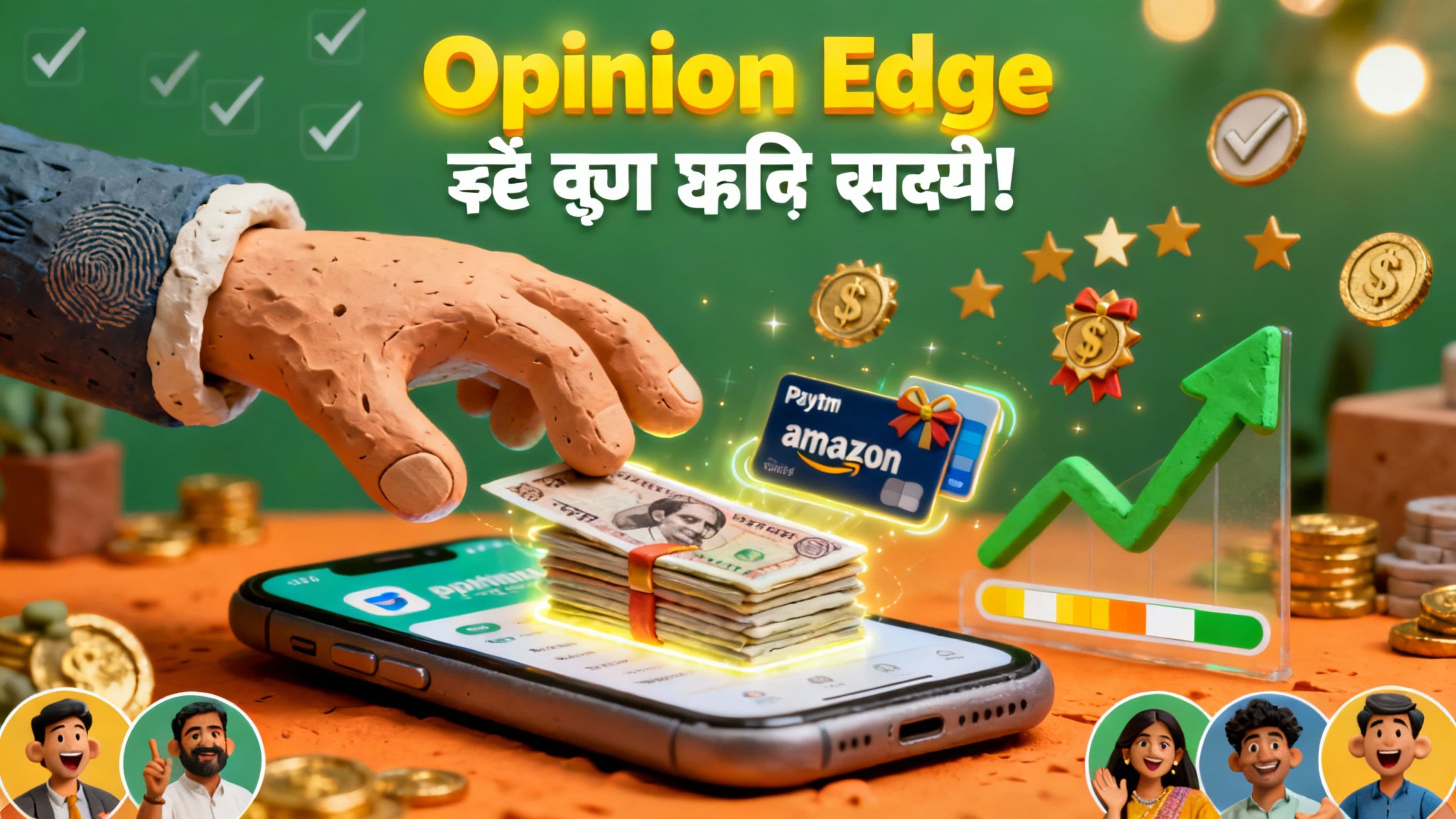 Opinion Edge से कमाई शुरू करें!