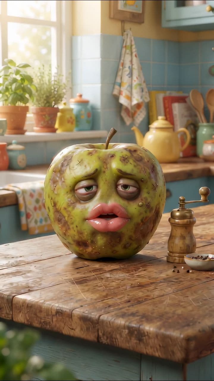 Juicy Lip Cartoon Food Confessions