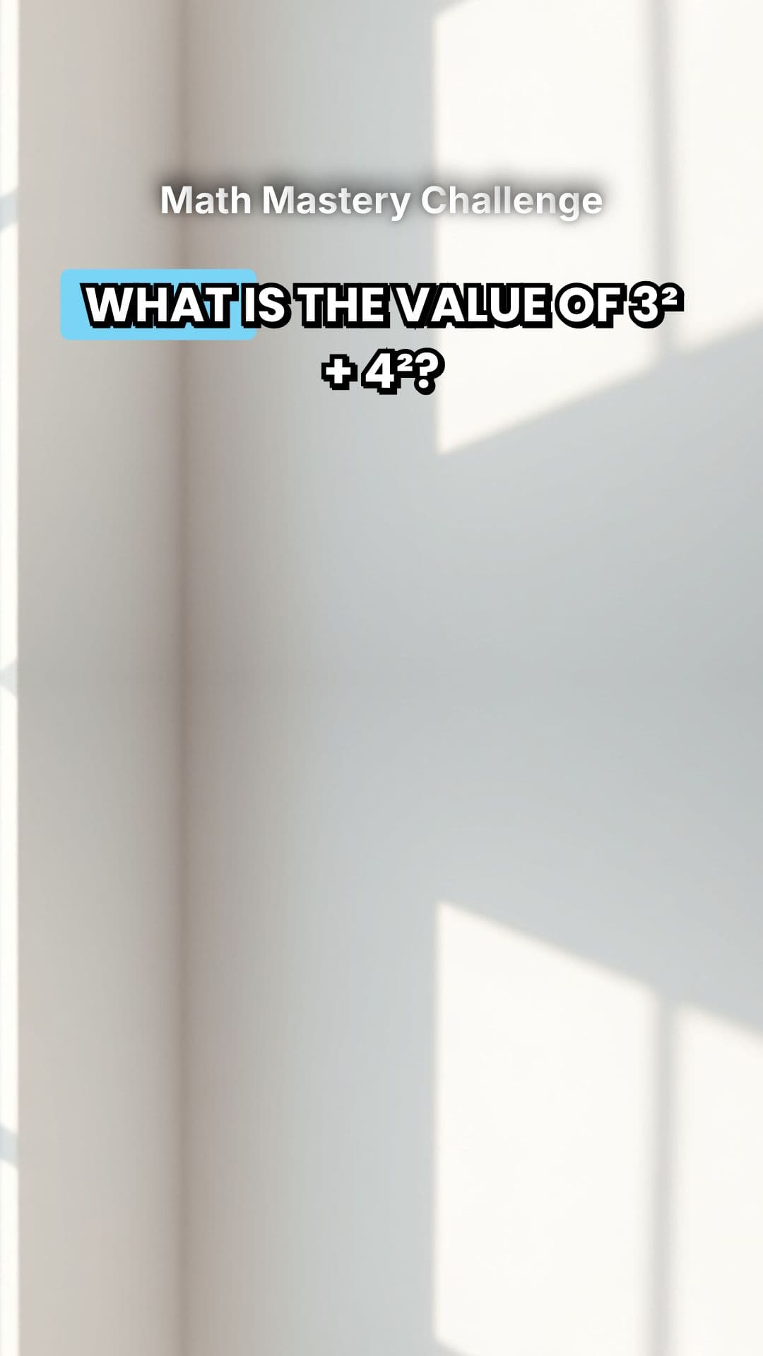 Math Mastery Challenge