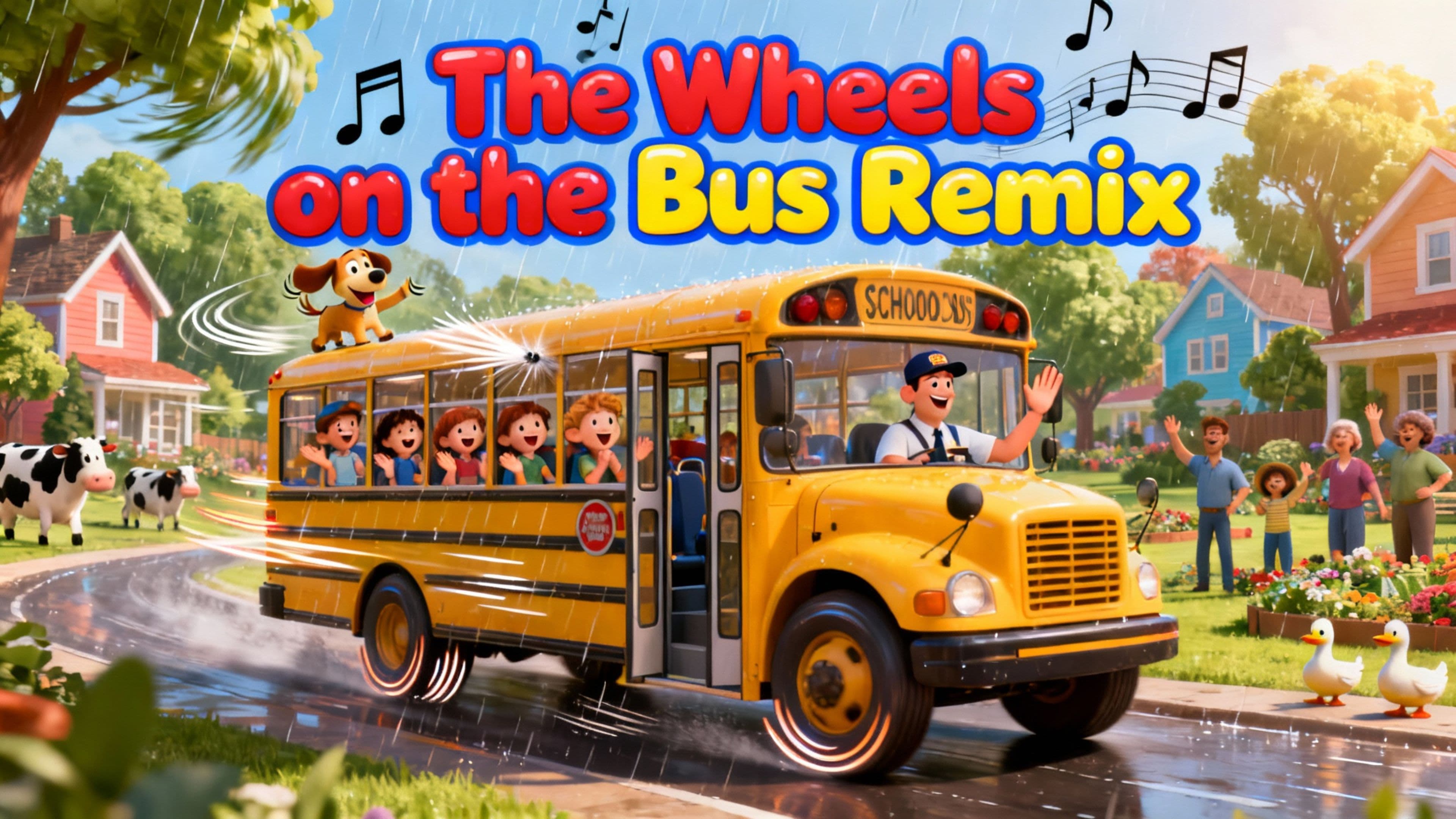 The Wheels on the Bus Remix